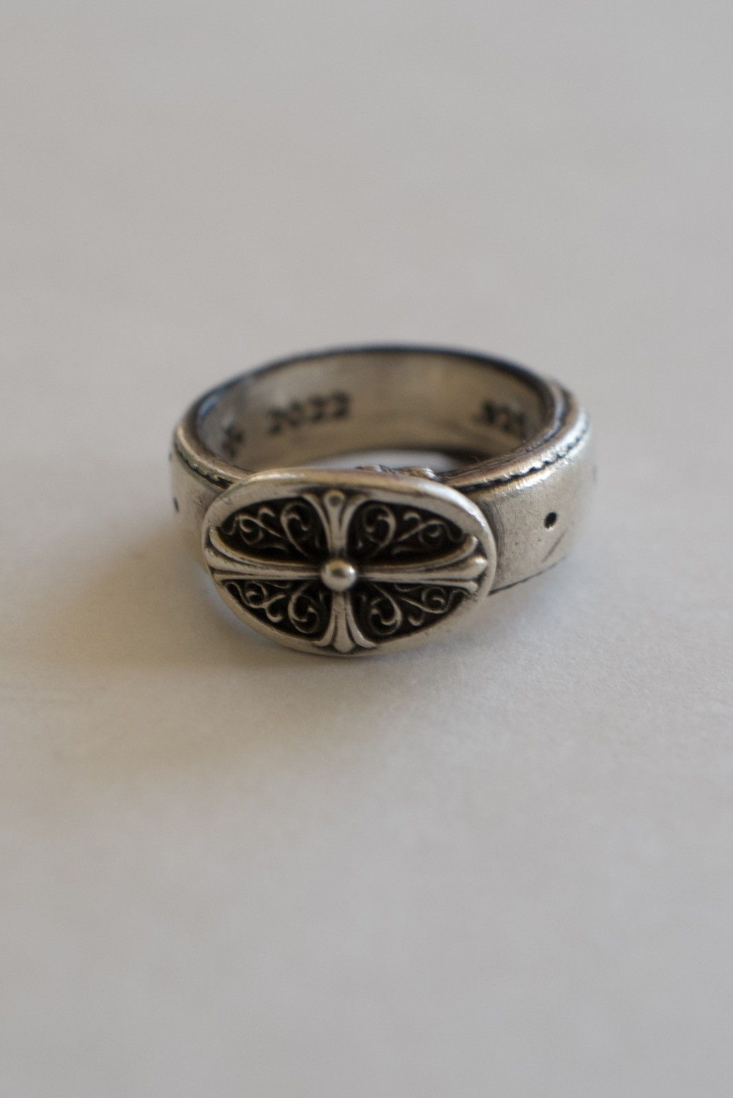 Chrome Hearts Chrome Hearts Oval Belt Buckle Ring Size 4 Size ONE SIZE - 1 Thumbnail