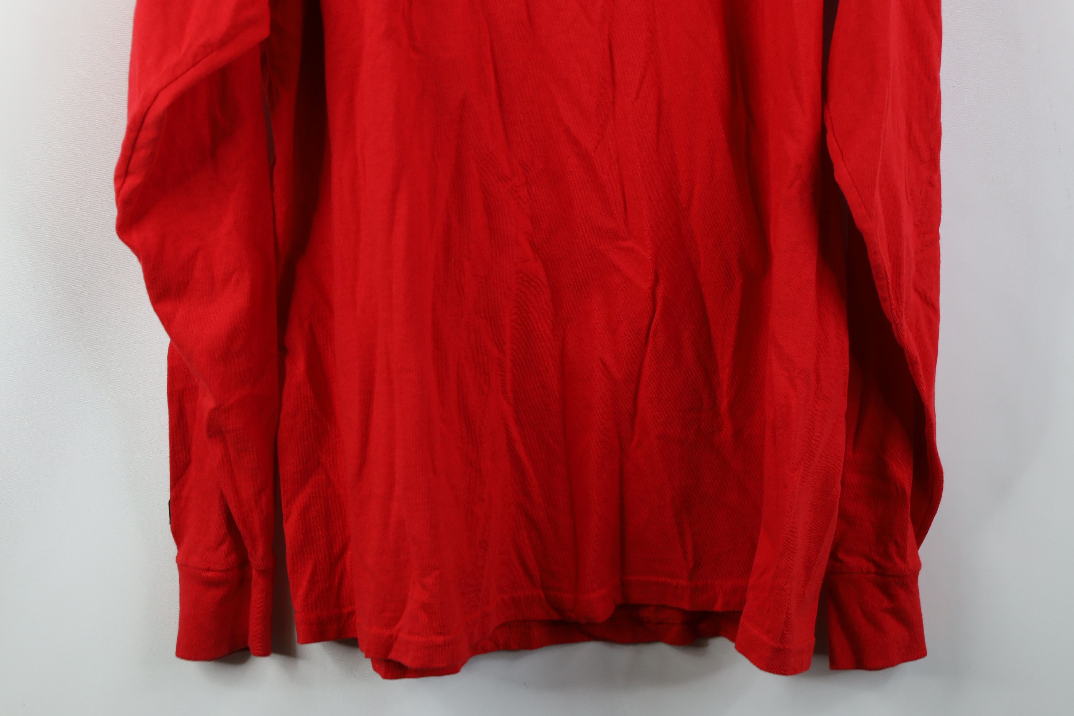 Puma Vintage 90s Puma Red Wings Mock Neck Long Sleeve T-Shirt Size US M / EU 48-50 / 2 - 12 Thumbnail