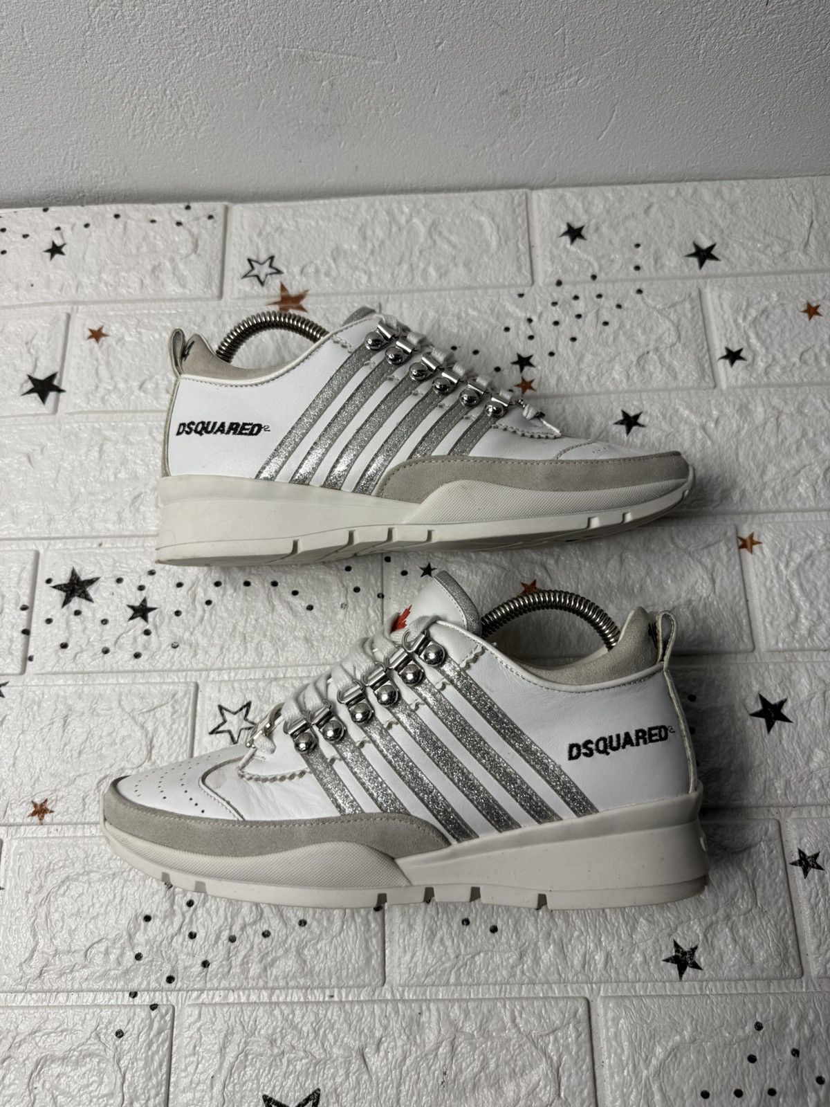 Dsquared2 Dsquared2 US8 UK5.5 EUR39 Sneakers Women's Casual White Size US 8 / IT 38 - 8 Thumbnail
