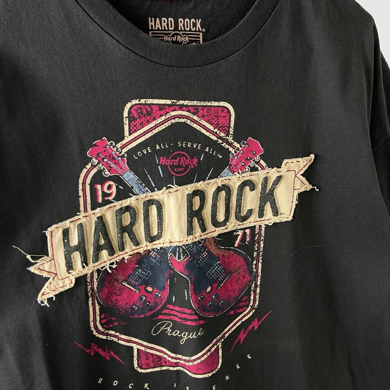 Hard Rock Cafe Vintage Hard Rock Cafe 3D Logo T-Shirt Size US XL / EU 56 / 4 - 3 Thumbnail