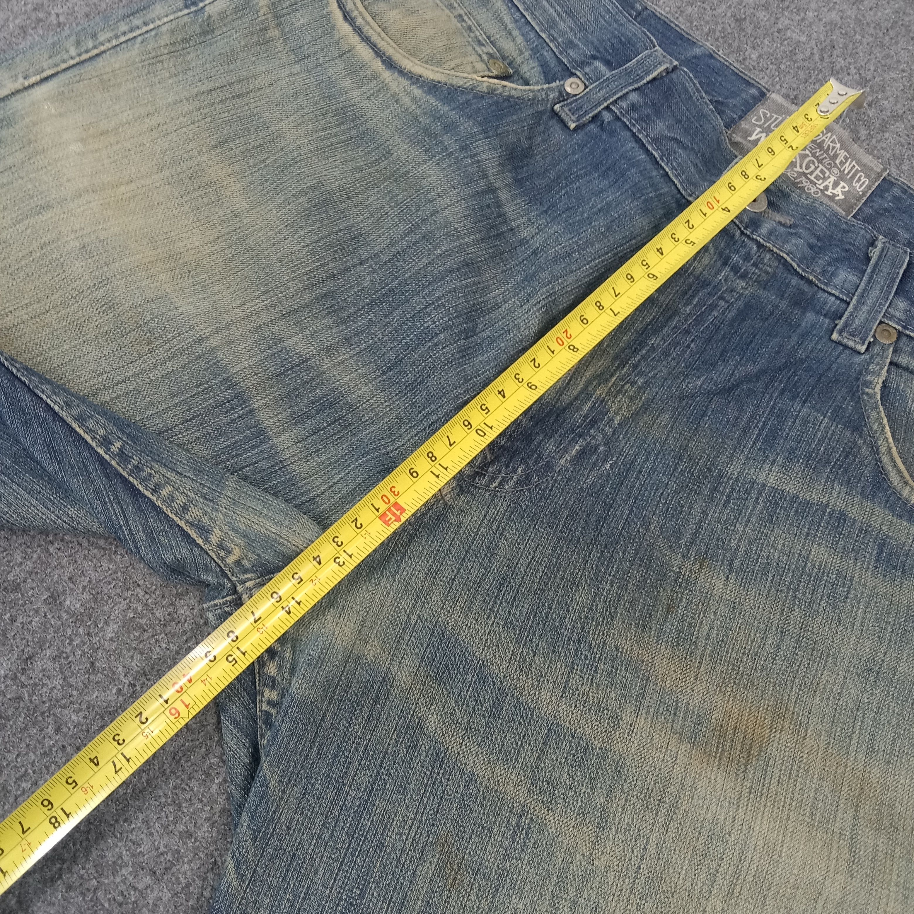 Stussy Stussy Authentic American Custom Logo Denim Jeans C265N5 Size US 34 / EU 50 - 11 Thumbnail
