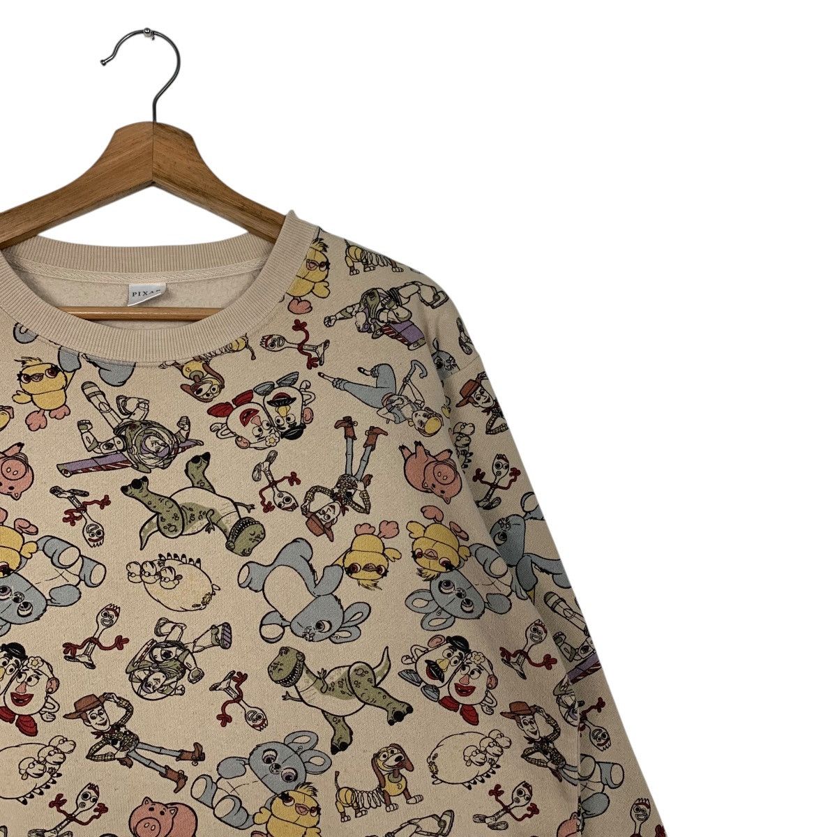 Anime PIXAR Cartoon Graphic Crewneck Sweatshirt #2947-C133 Size US L / EU 52-54 / 3 - 4 Thumbnail