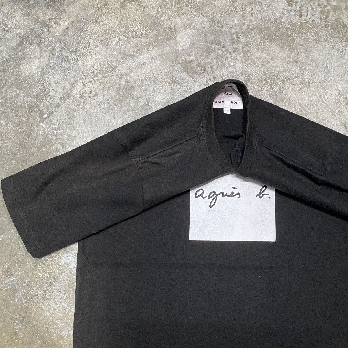 ADAM ET ROPE × Japanese Brand × agnes b. Agnes B. x Adam et Rope Box Logo T Shirt Size US M / EU 48-50 / 2 - 10 Thumbnail