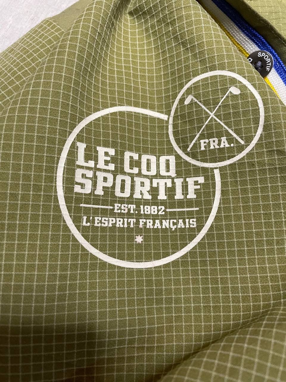Le Coq Sportif Le Coq Sportif Golf Edition Long Sleeve Polo – Olive Green Size US L / EU 52-54 / 3 - 3 Thumbnail