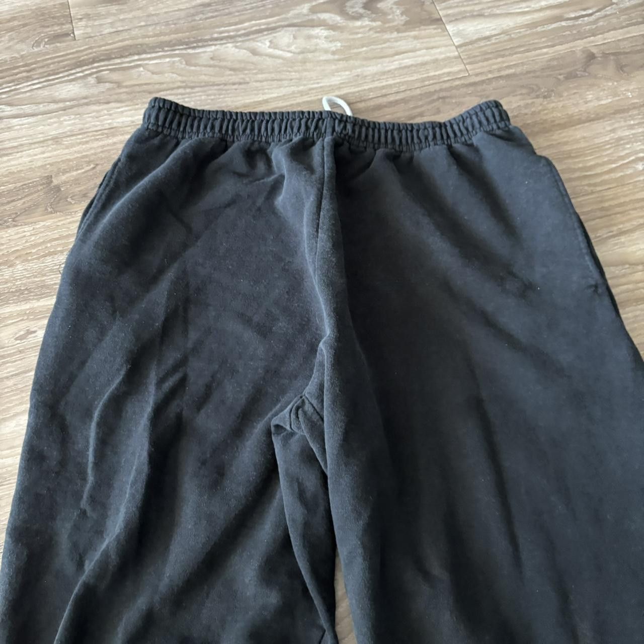 Japanese Brand Crazy Vintage Y2K/2000s Black Essential Sweatpants! Fits M Size US 32 / EU 48 - 4 Thumbnail