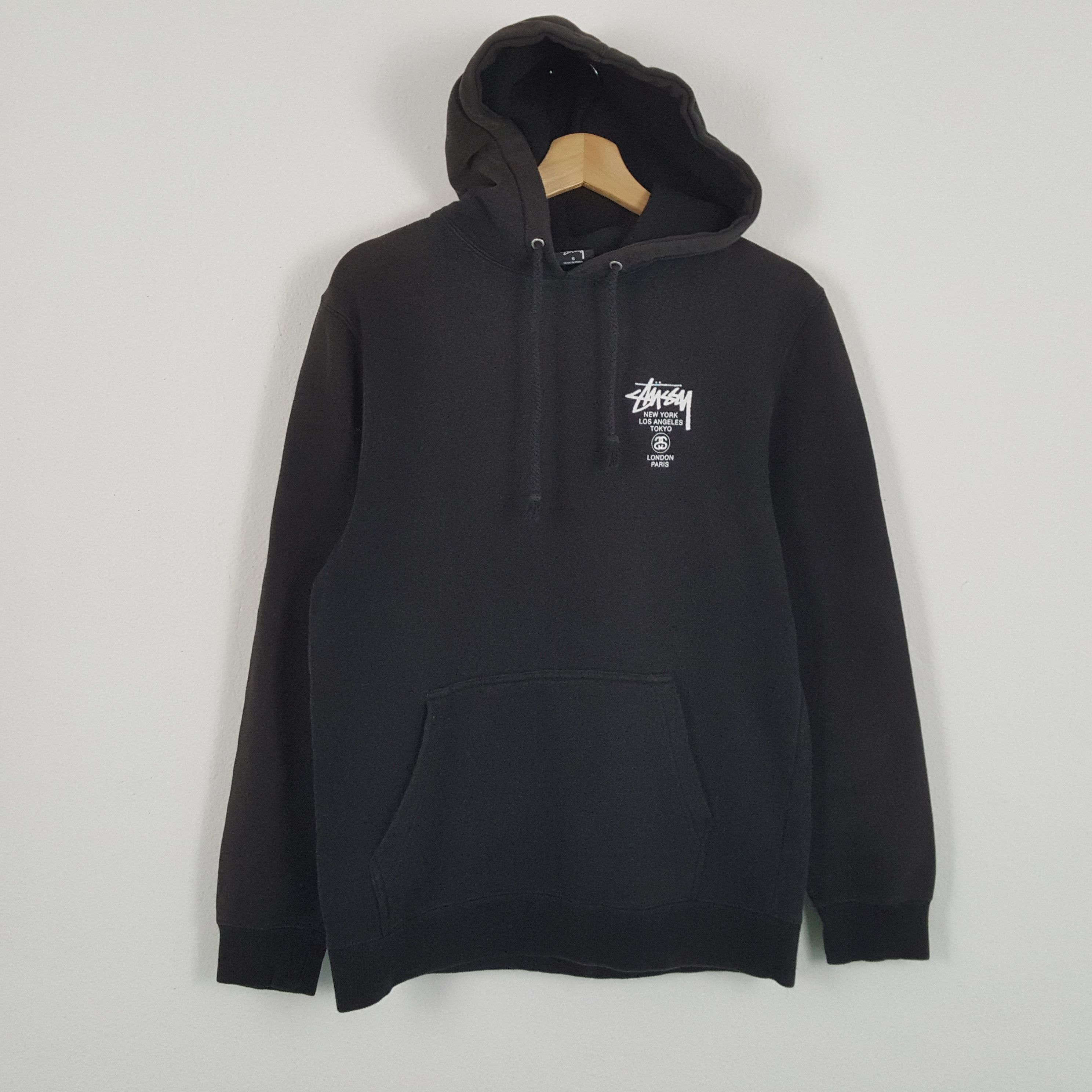 Stussy × Vintage Vintage STUSSY Streetwear Skateboard Style Hoodies Size US S / EU 44-46 / 1 - 3 Thumbnail