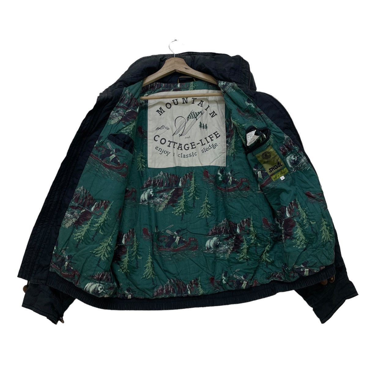 Issey Miyake × Japanese Brand Vtg 90s Japanese Brand Skoal Bomber Inspired Issey Miyake Size US M / EU 48-50 / 2 - 4 Thumbnail