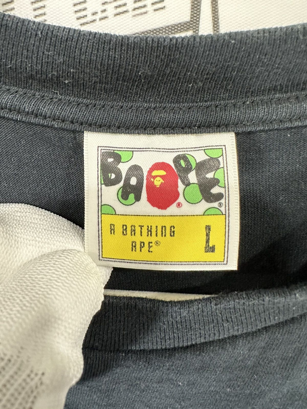 Bape Bape Star Bapesta Logo tee Black Large Size US L / EU 52-54 / 3 - 6 Thumbnail