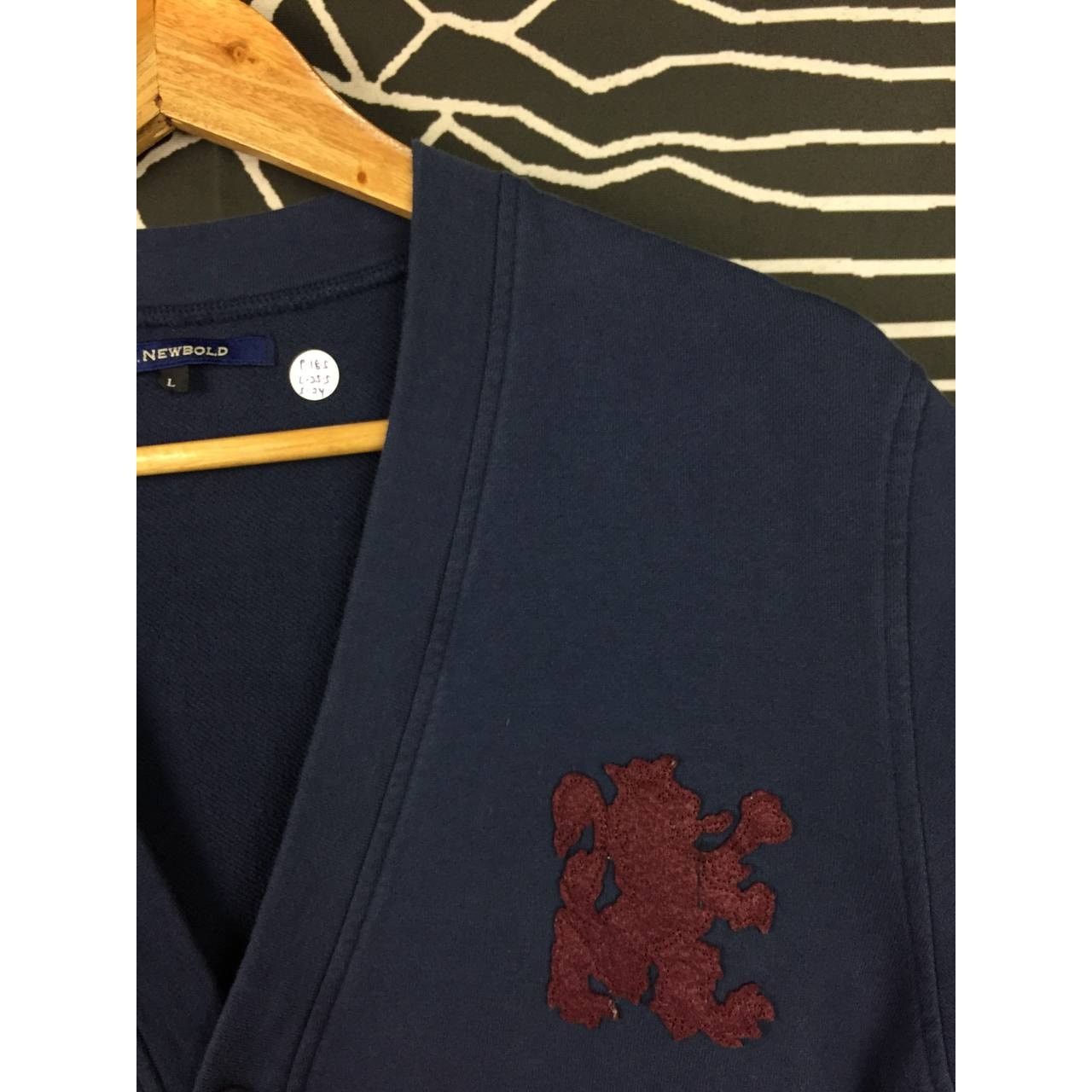Paul Smith × R.Newbold R.Newbold Embroidered Logo Cardigan Sweater Size S Size US S / EU 44-46 / 1 - 4 Thumbnail