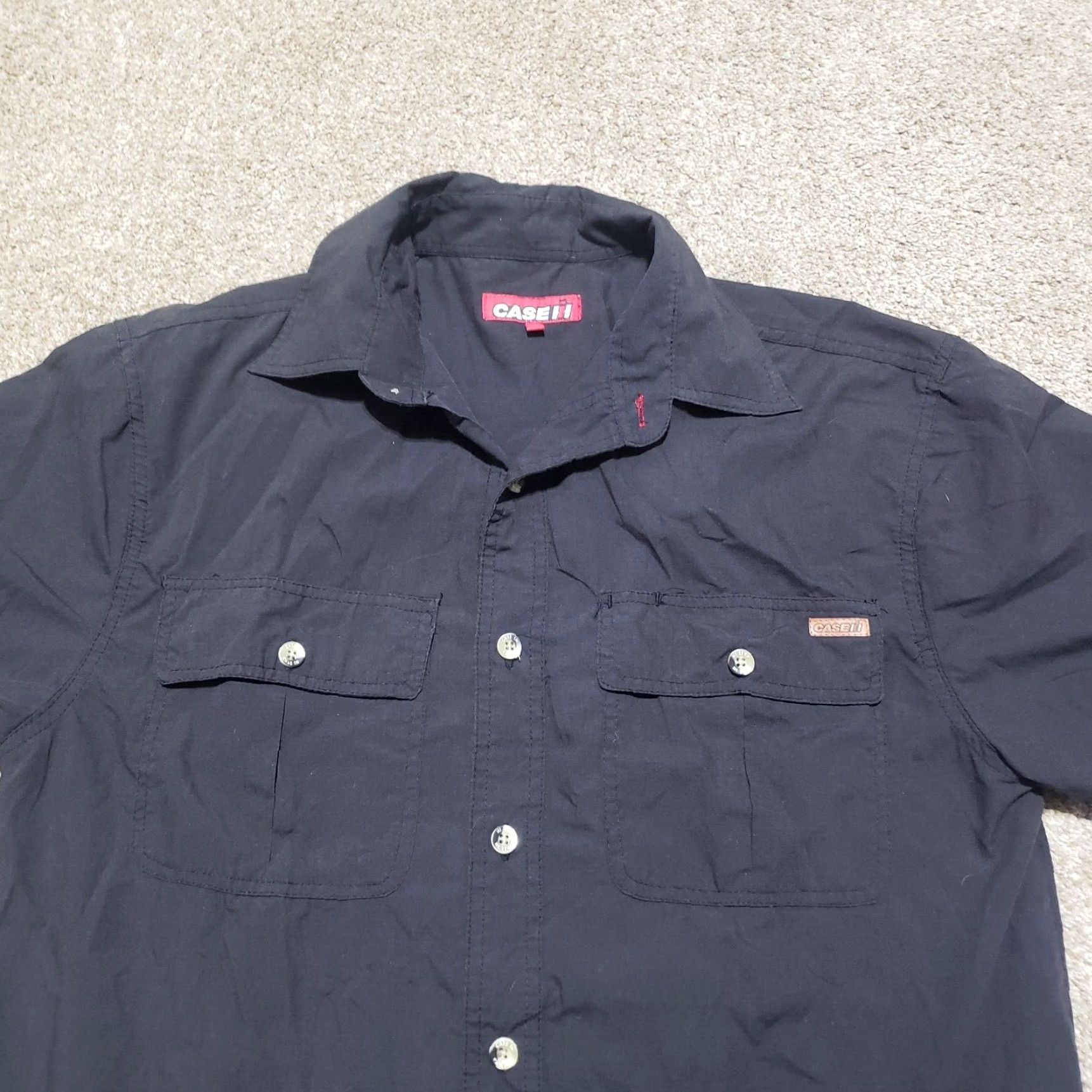 Vintage VINTAGE Chase Shirt Men Adult M Medium Black Long Sleeve Button-Up Embroidered Dale Earnhardt Chase Authentics Solid Casual 90s Size US M / EU 48-50 / 2 - 2 Thumbnail