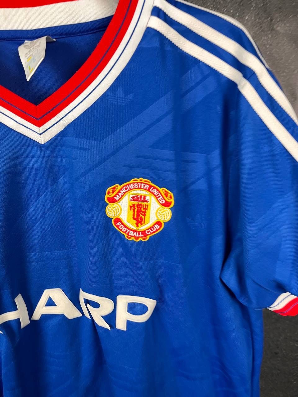Vintage Manchester United 1986 1988 third vintage soccer jersey Size US XL / EU 56 / 4 - 3 Thumbnail