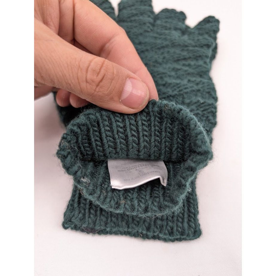 Bottega Veneta o1rshd1 Size: S / Wool Handknit Gloves in Billiard Size ONE SIZE - 4 Thumbnail