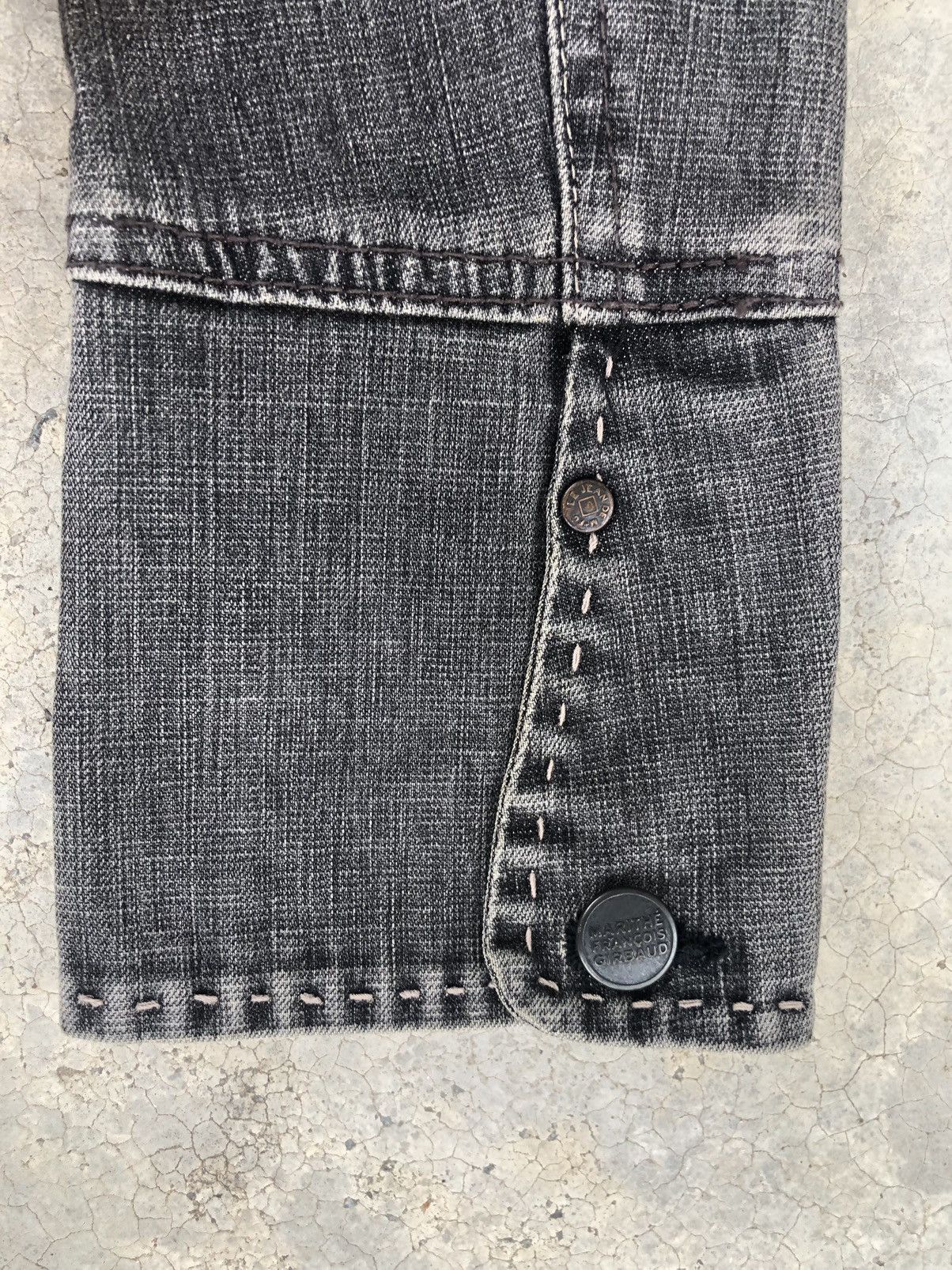 Marithe + Francois Girbaud Marithe Francois Girbaud Denim Jacket Distressed Size US M / EU 48-50 / 2 - 13 Thumbnail