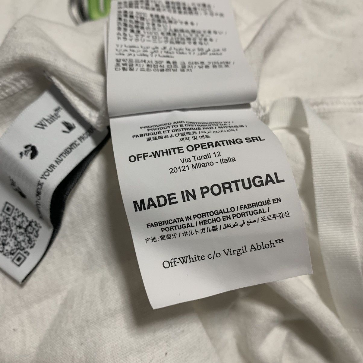 Off-White Off White XS Weed Graphic White Tee Virgil Abloh Size US XS / EU 42 / 0 - 10 Thumbnail