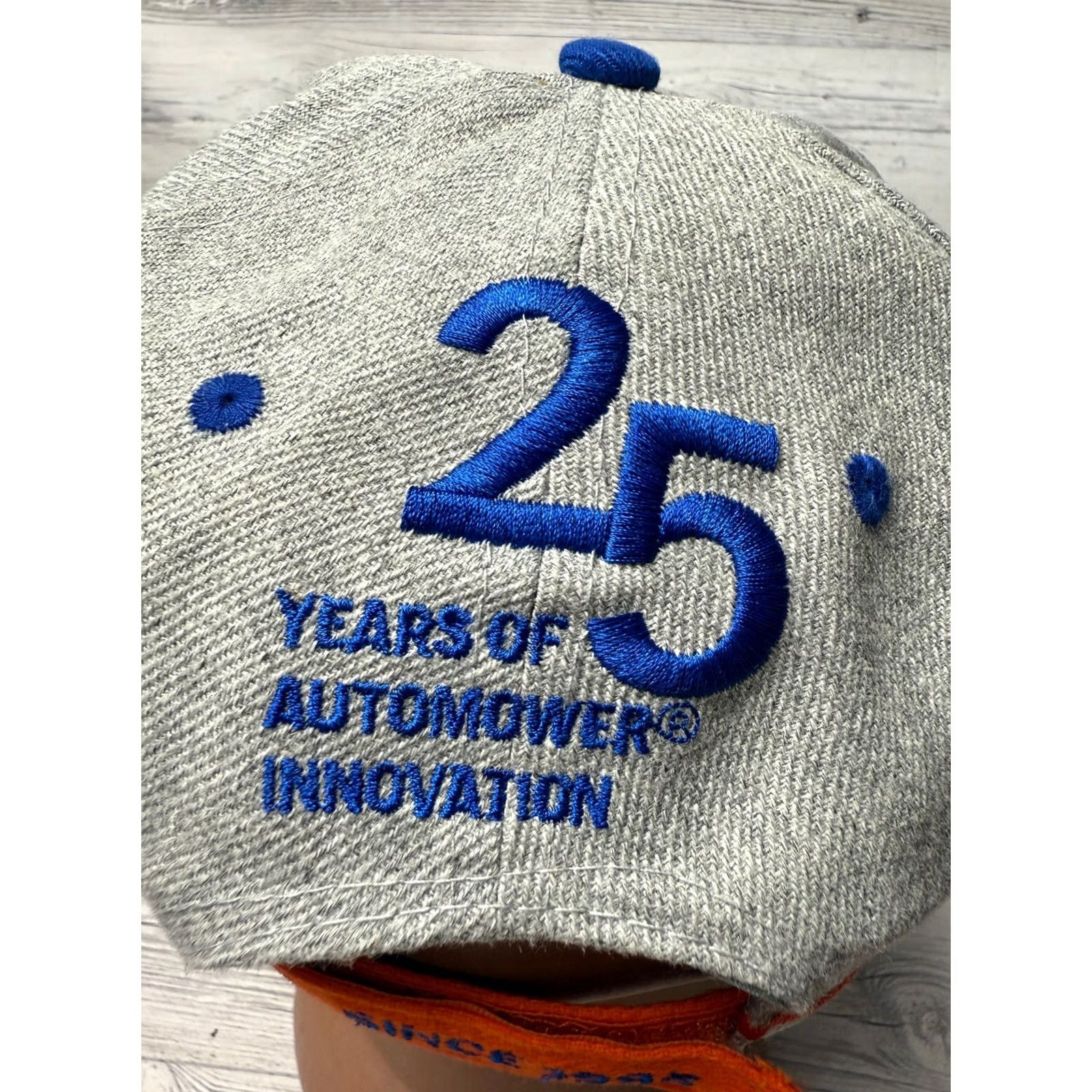 Vintage Husqvarna 25 years anniversary automower innovation limited edition rare cap Baseball Cap Men One Size Gray Mens Size ONE SIZE - 7 Thumbnail