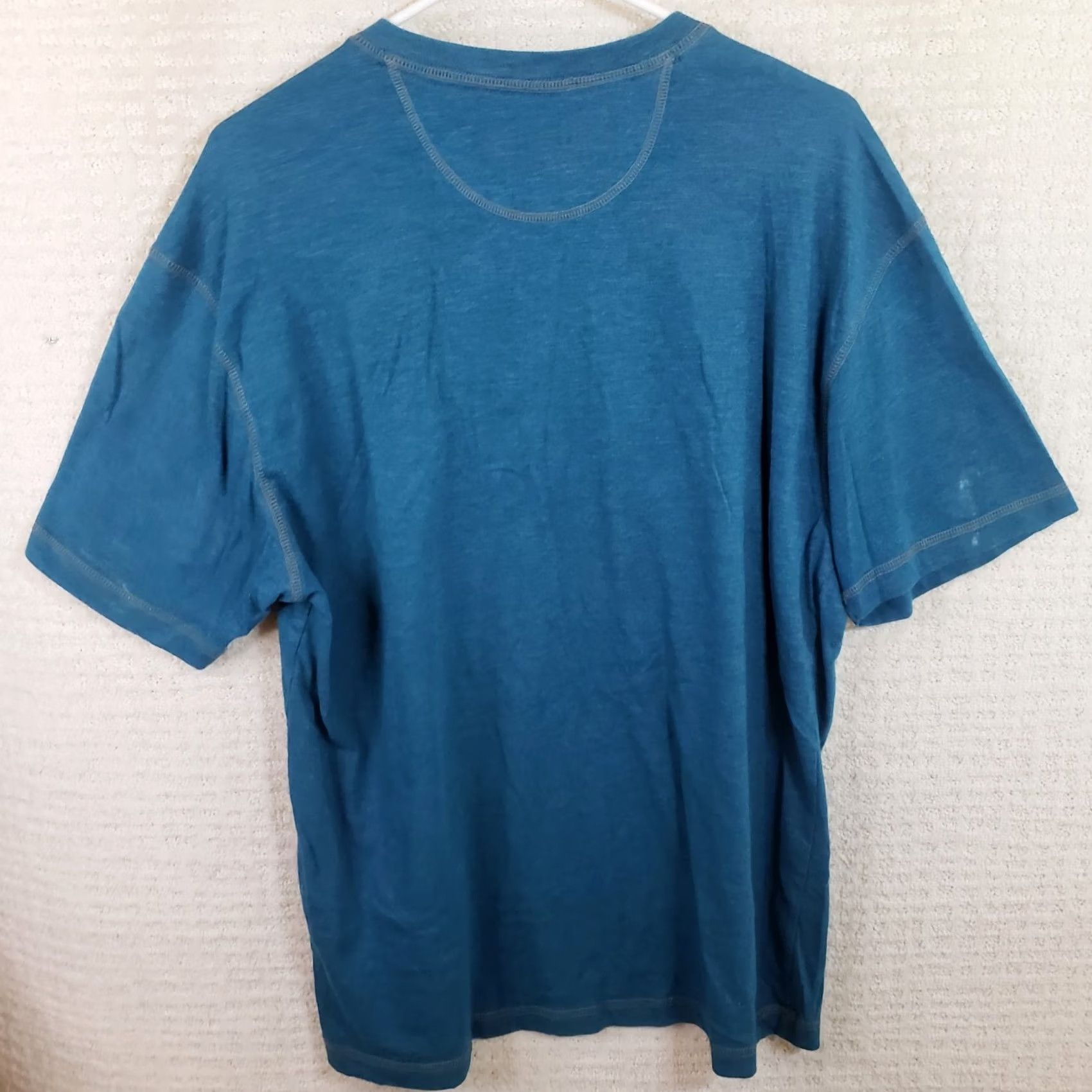 Vintage Hobbs Creek Large Mens Turquoise Henley Shirt Size US L / EU 52-54 / 3 - 6 Thumbnail