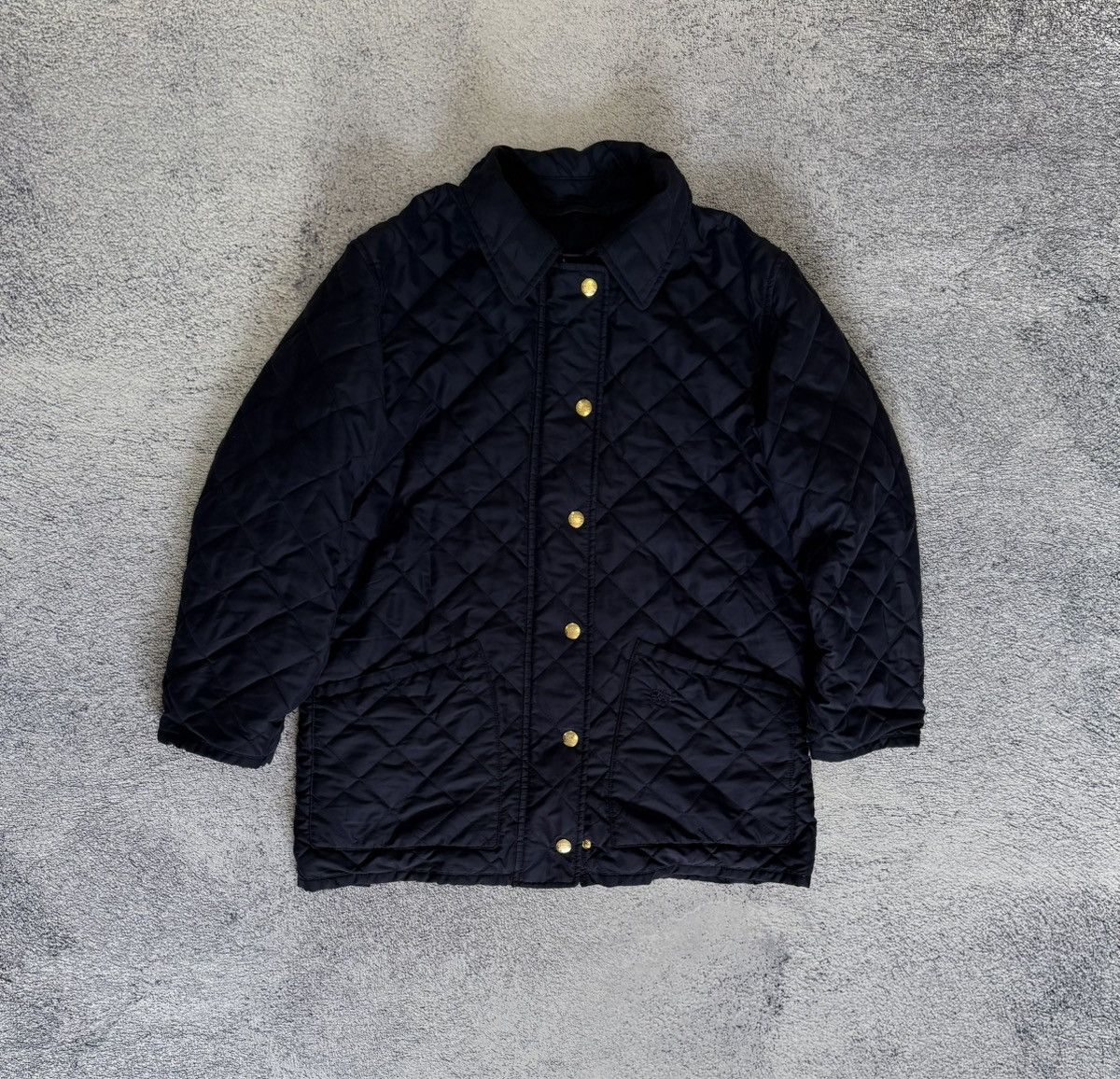 Burberry Burberrys Quilted Jacket Women M Nova Check Liner Vintage Size M / US 6-8 / IT 42-44 - 4 Thumbnail