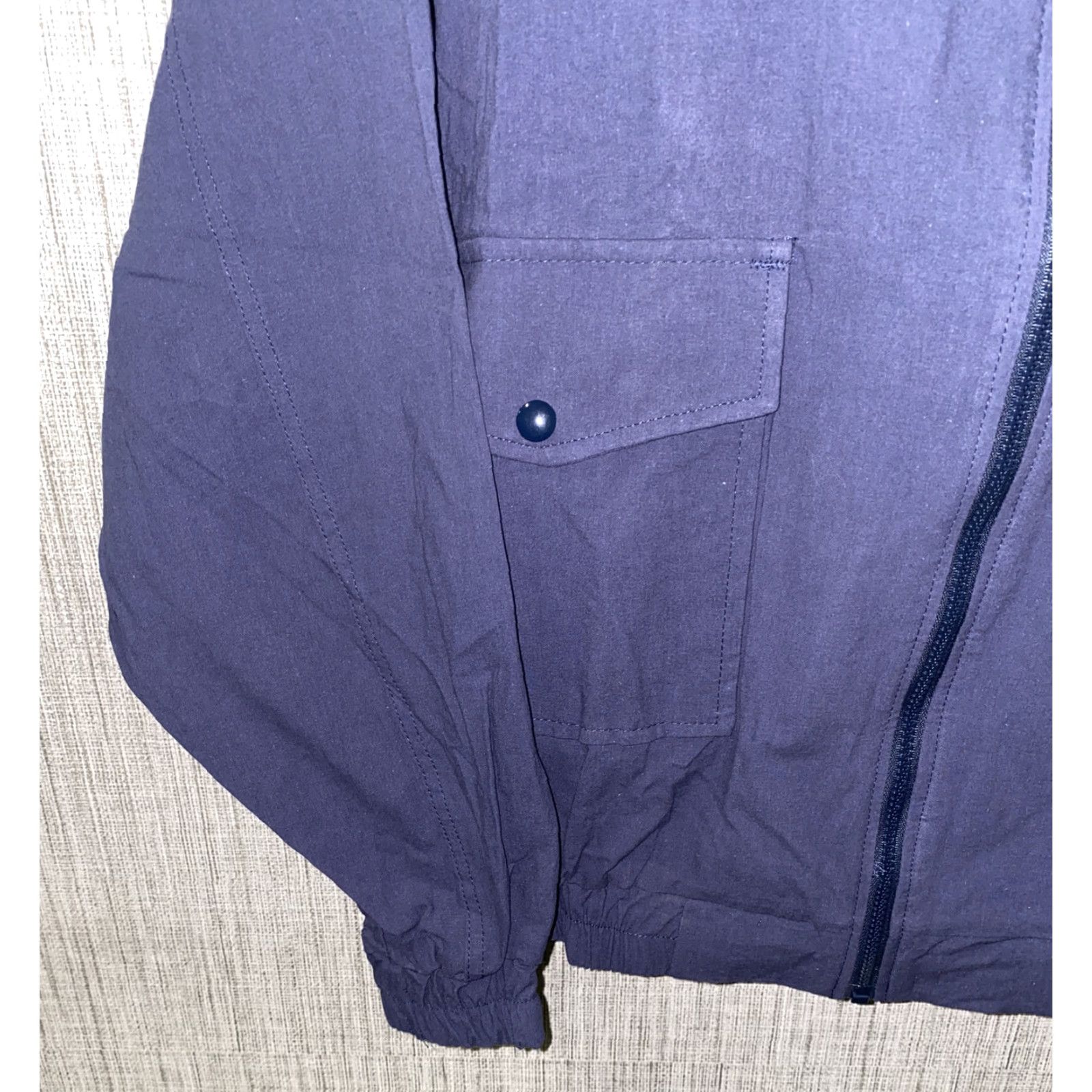 Vintage VINTAGE DM Apparel Jacket Full Zip Mens XL Blue USA Made Cotton Comfortable Casual Size US XL / EU 56 / 4 - 4 Thumbnail