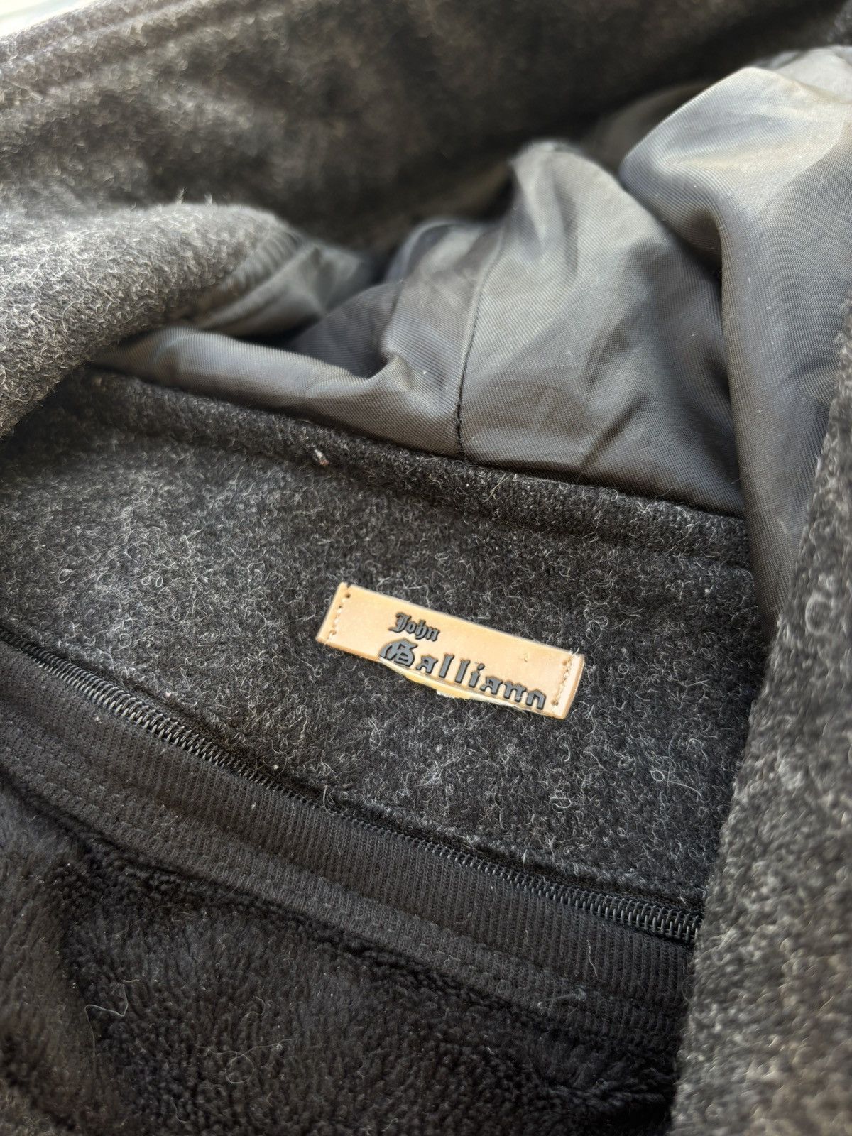 John Galliano John Galliano Women’s Double Zip Wool Hooded Jacket Size L / US 10 / IT 46 - 3 Thumbnail