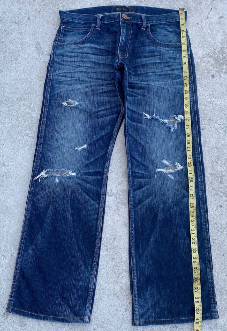 If Six Was Nine Vintage Back Number Black Label Distressed Denim Size US 32 / EU 48 - 3 Thumbnail