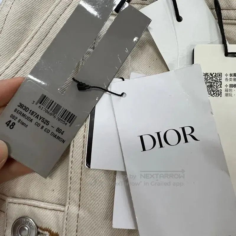 Dior Dior Logo Beige Cotton Summer Shorts . Size US 30 / EU 46 - 5 Thumbnail