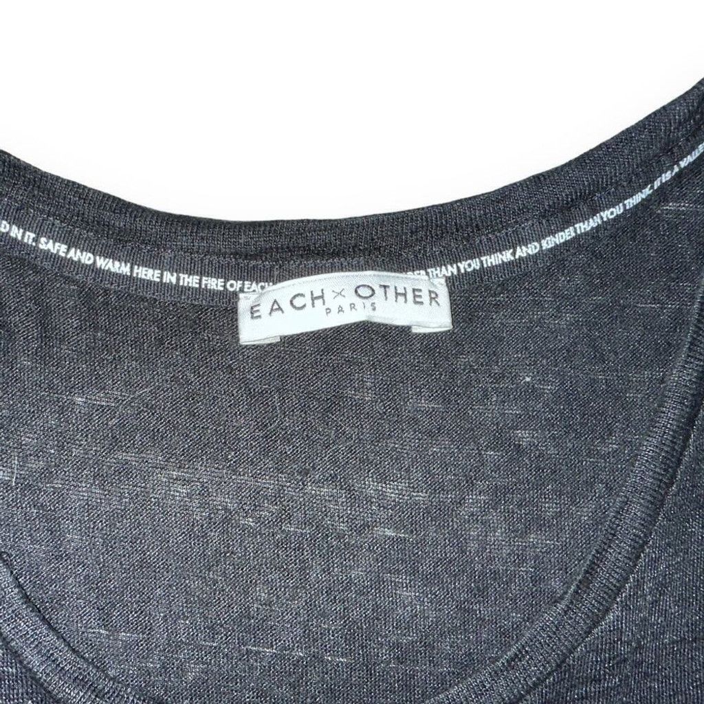 EACH x OTHER Each x Other Paris ‘Each Other’ Oversized Tank Size XS / US 0-2 / IT 36-38 - 3 Thumbnail