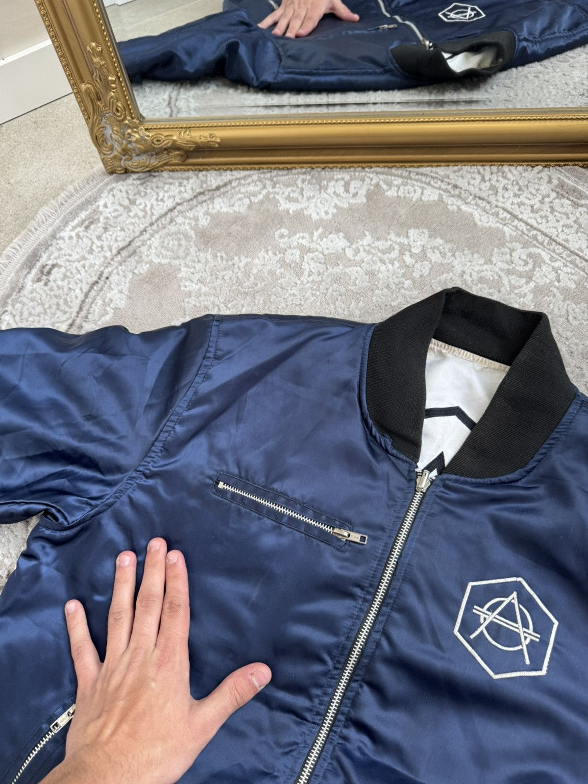 Japanese Brand Vintage Aviator bomber jacket MA-1 Avirex Style Size US S / EU 44-46 / 1 - 7 Thumbnail