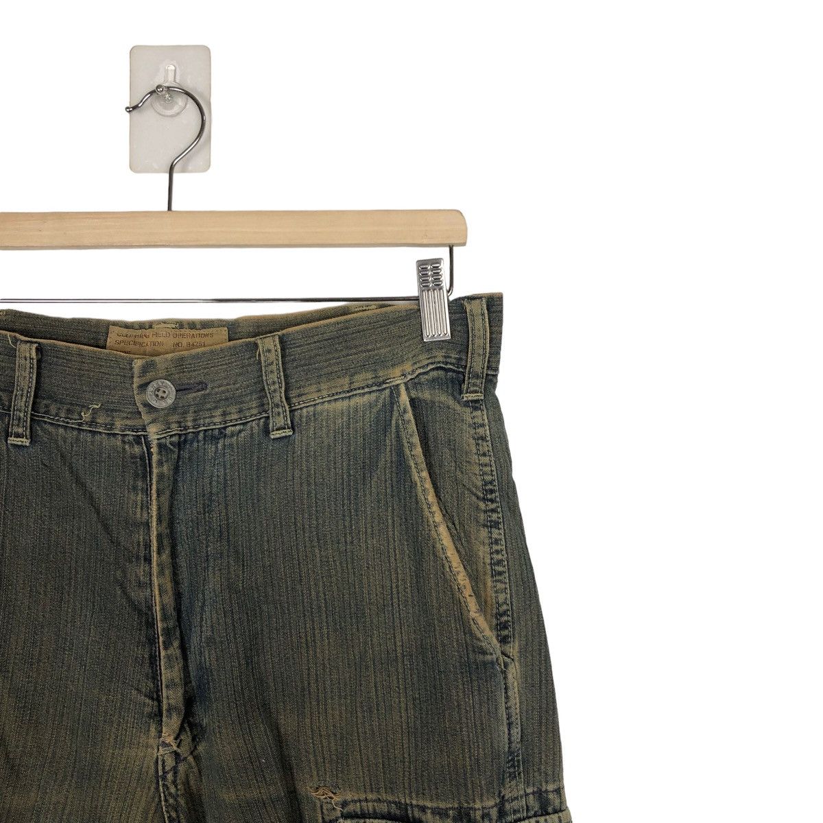 Blue Blue Japan VINTAGE DENIM JEANS BUSH PANTS BLUE WAY ISSEY MIYAKE Size US 30 / EU 46 - 4 Thumbnail