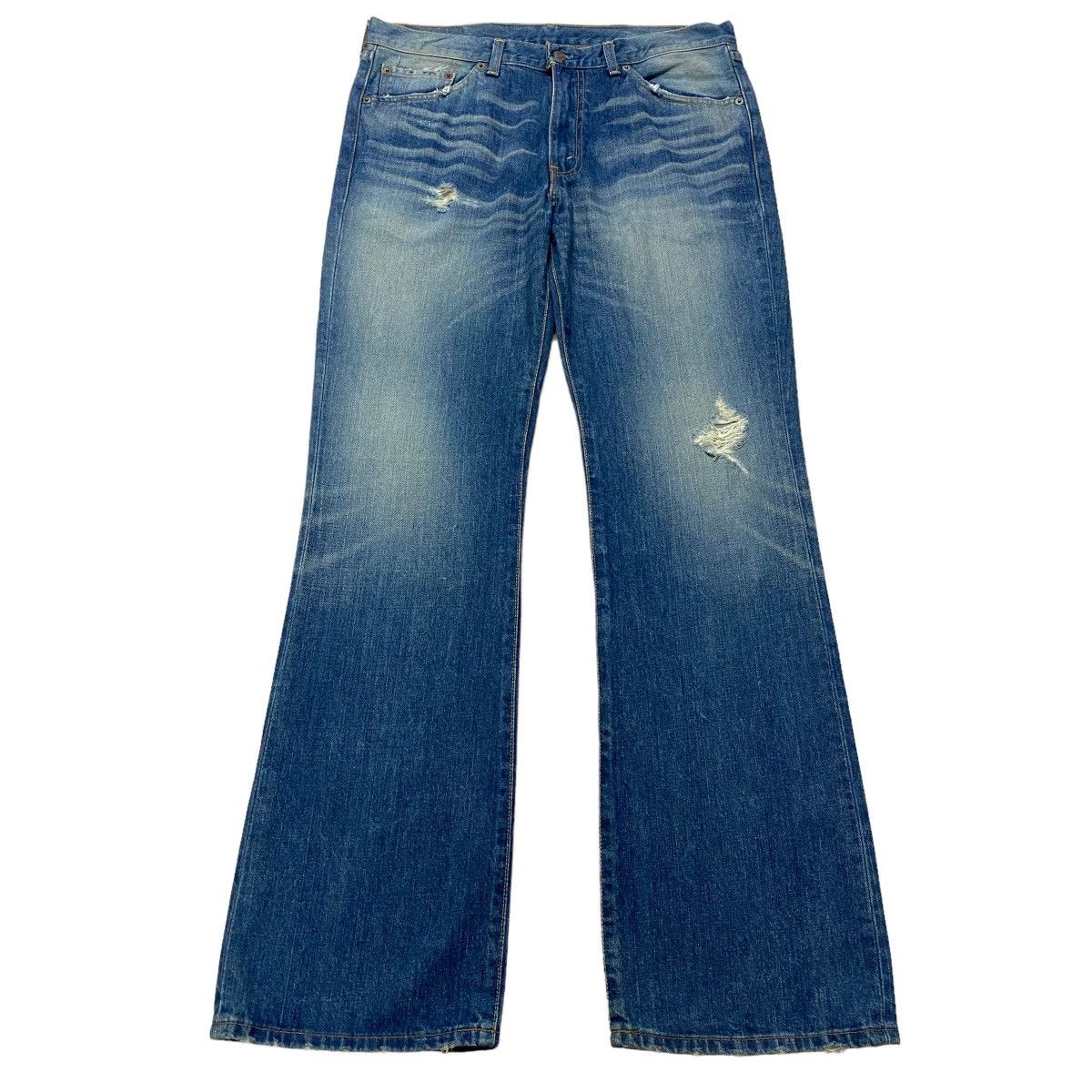 Vintage Y2K Levis 517 Flare Jeans Distressed