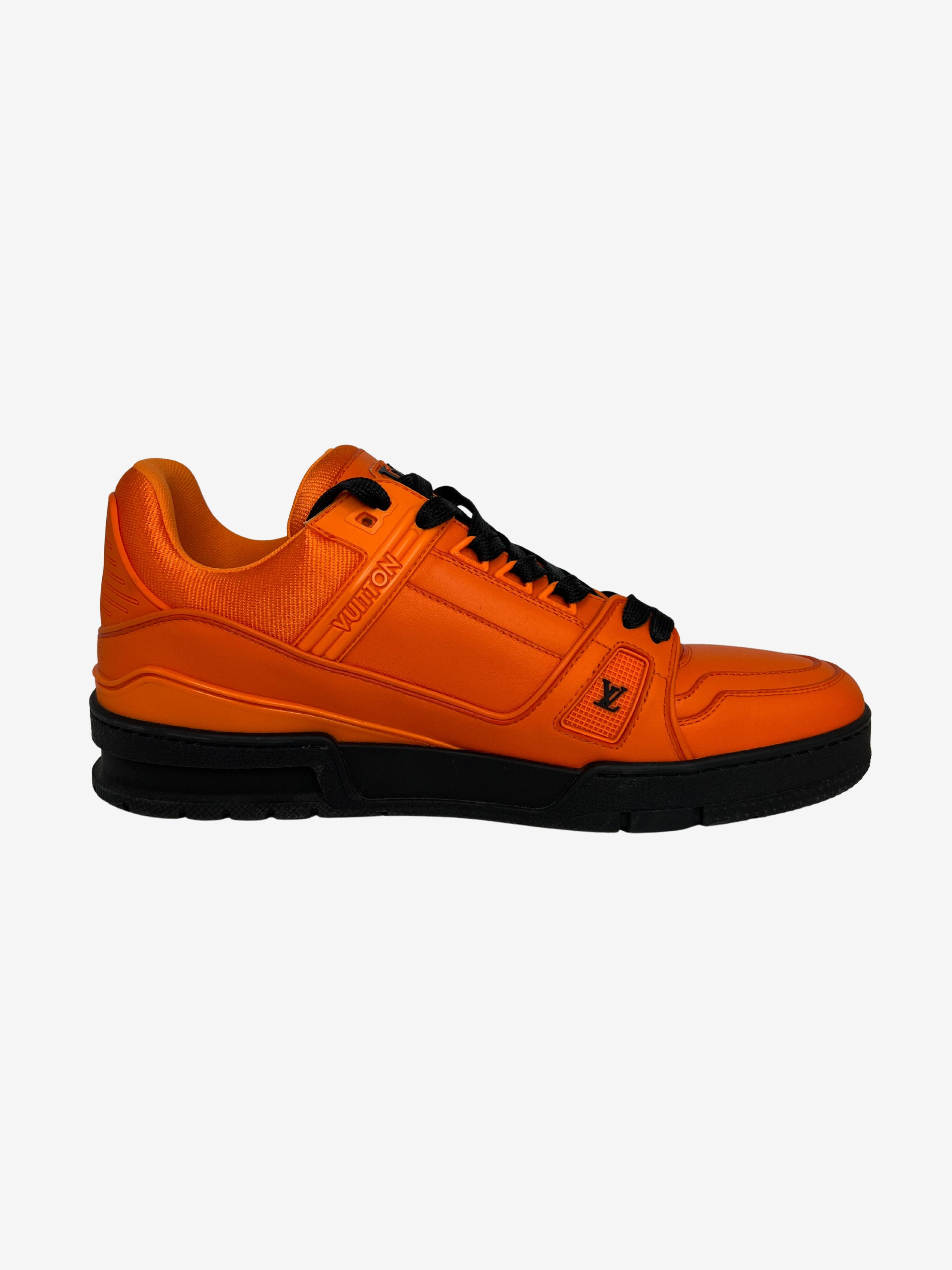 Louis Vuitton Louis Vuitton Orange Trainer Sneaker Virgil Abloh Size US 10.5 / EU 43-44 - 9 Thumbnail