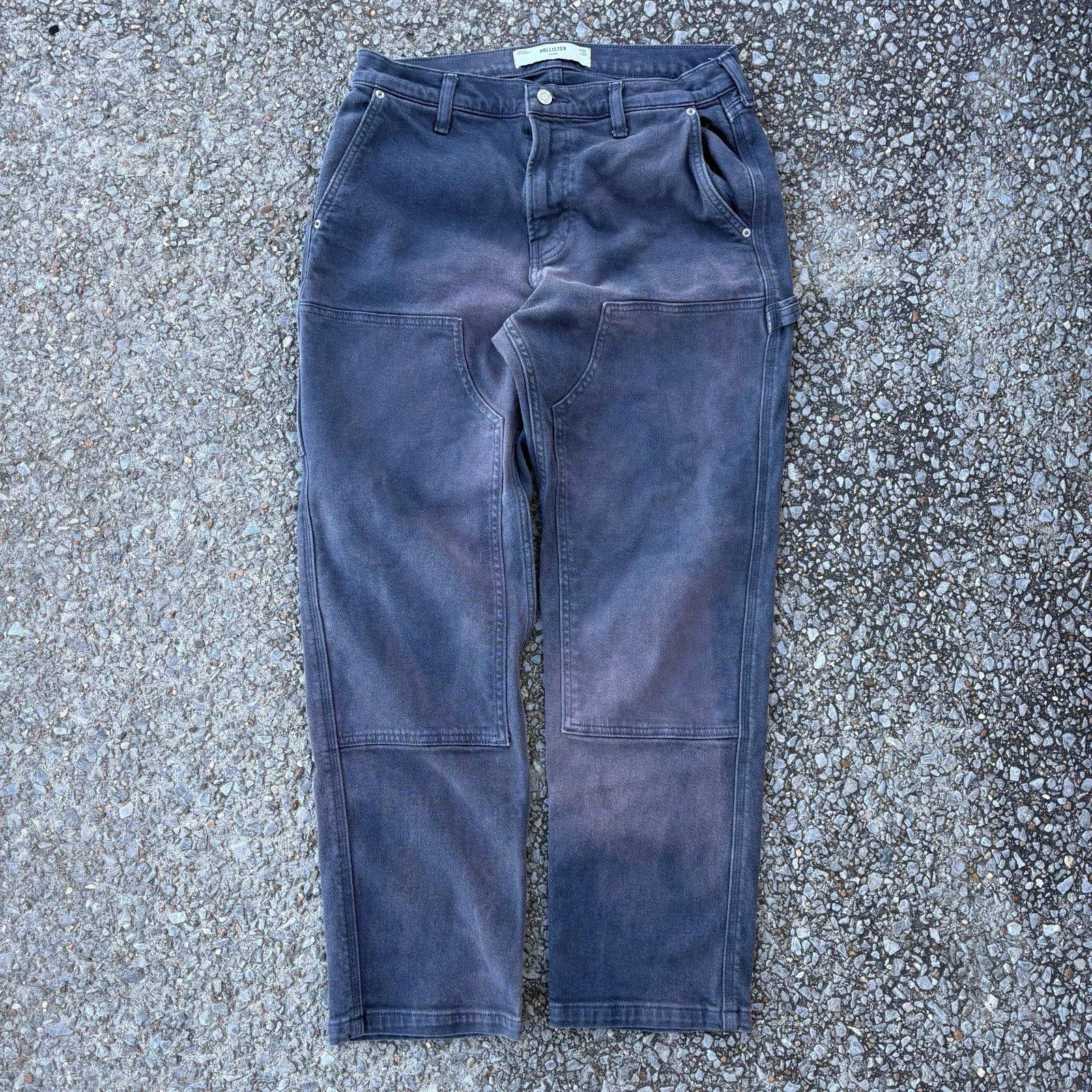 Carhartt Charcoal gray double knee pants Size US 30 / EU 46 - 7 Thumbnail
