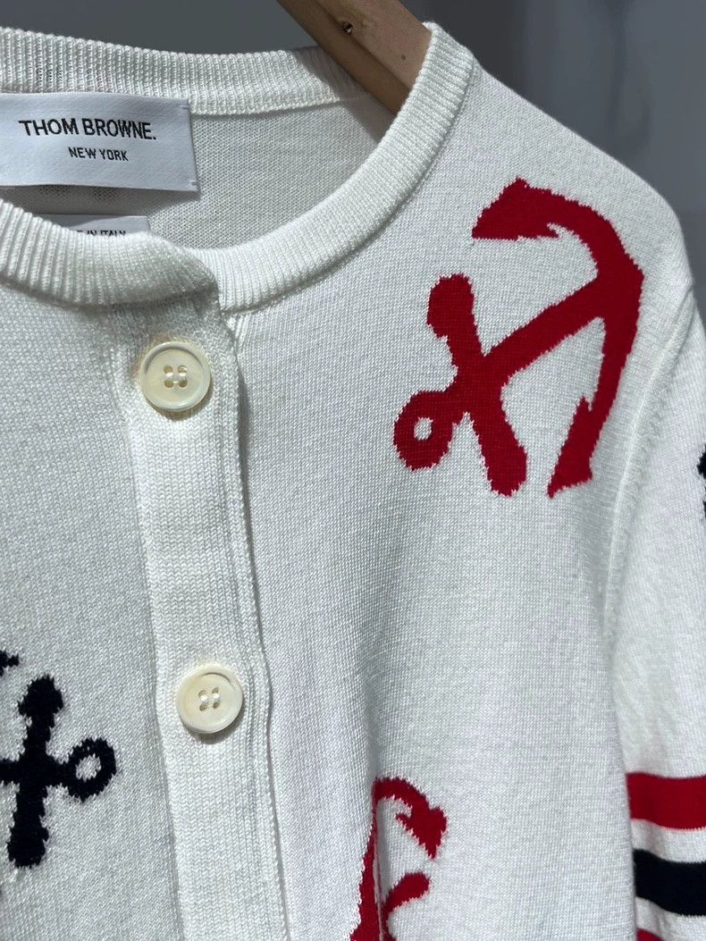Thom Browne Thom Browne Ship anchor knit sweater Size US XXS / EU 40 - 5 Thumbnail