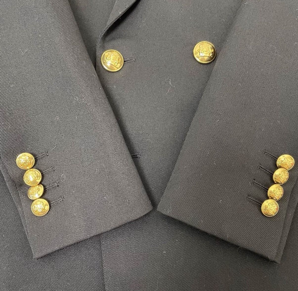 Celine Celine Black Double-Breasted Blazer K12 Size XXS / US 00 / IT 34 - 4 Thumbnail