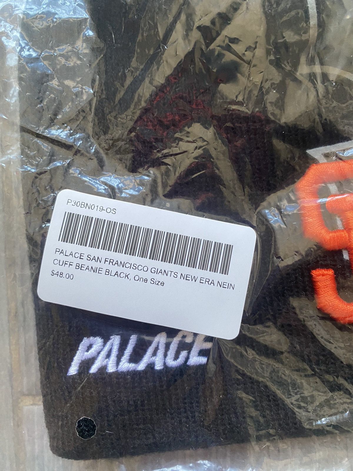 Palace Palace San Francisco Giants New Era Nein Cuff Beanie Black Size ONE SIZE - 2 Thumbnail