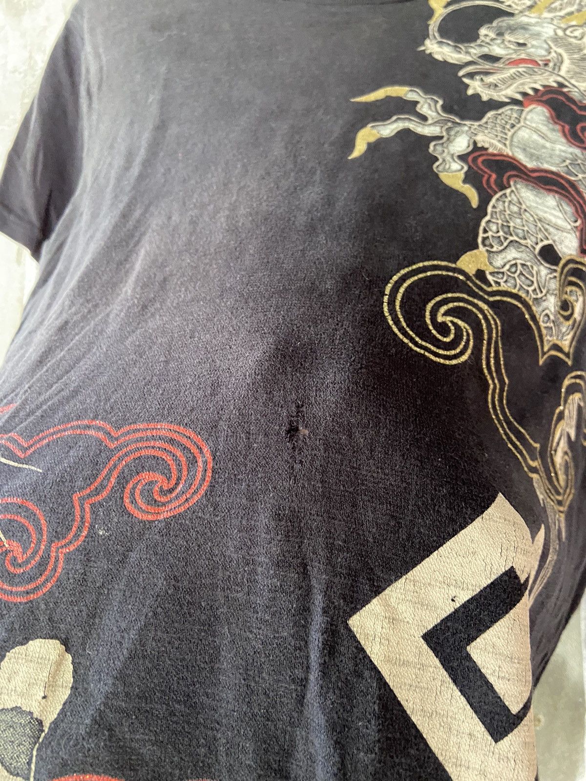Japanese Brand SPACE OPERA DRAGON DOUBLE LAYER DISTRESSED LONG SLEEVE Size US M / EU 48-50 / 2 - 9 Thumbnail
