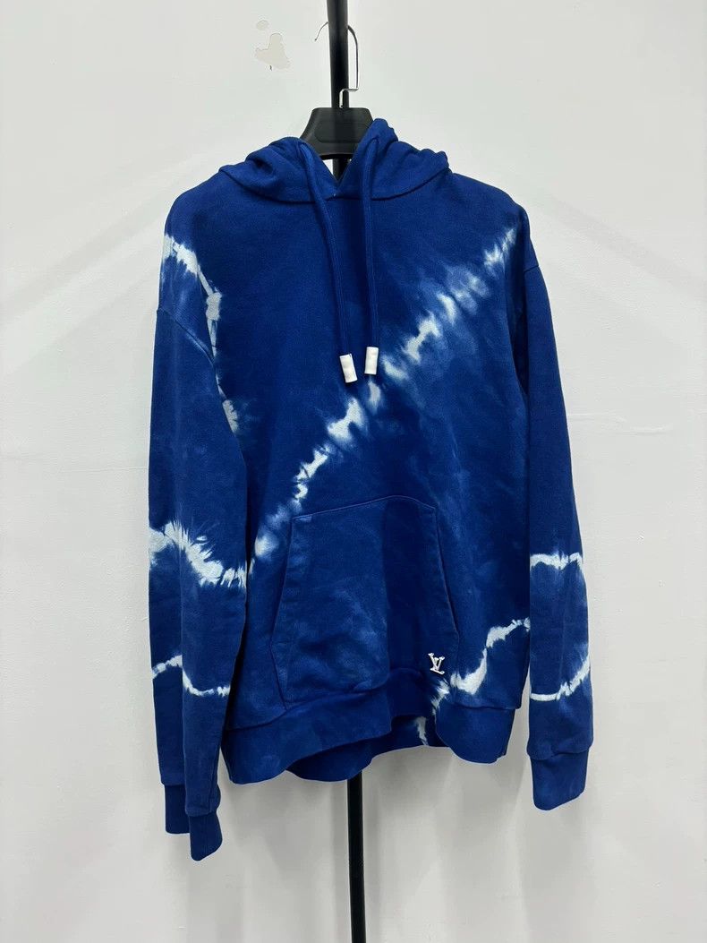 Louis Vuitton Louis Vuitton Blue tie-dye lightning sweatshirt Size US L / EU 52-54 / 3 - 1 Thumbnail