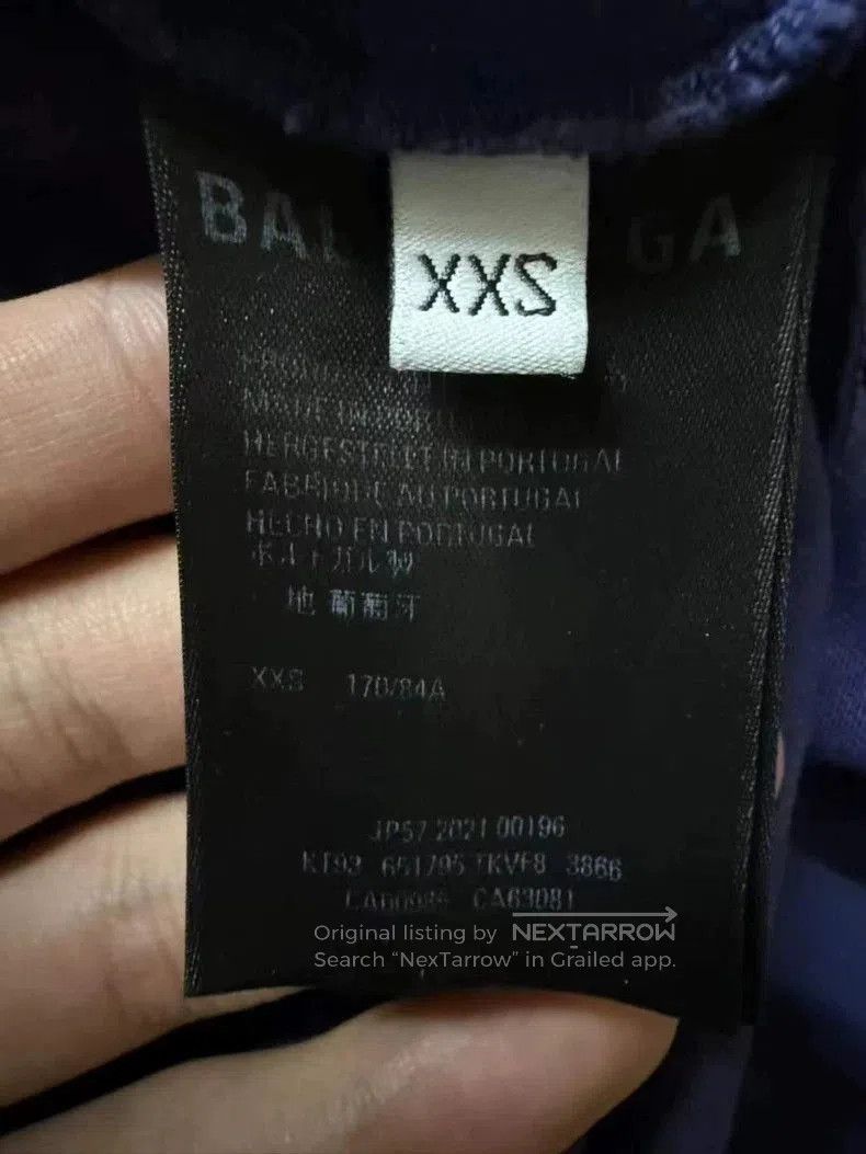 Balenciaga Balenciaga Eco Logo Short Sleeve Tee. Size US XXS / EU 40 - 4 Thumbnail