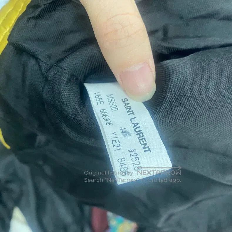 Yves Saint Laurent YSL Embroidered Hooded Jacket. Size US M / EU 48-50 / 2 - 6 Thumbnail