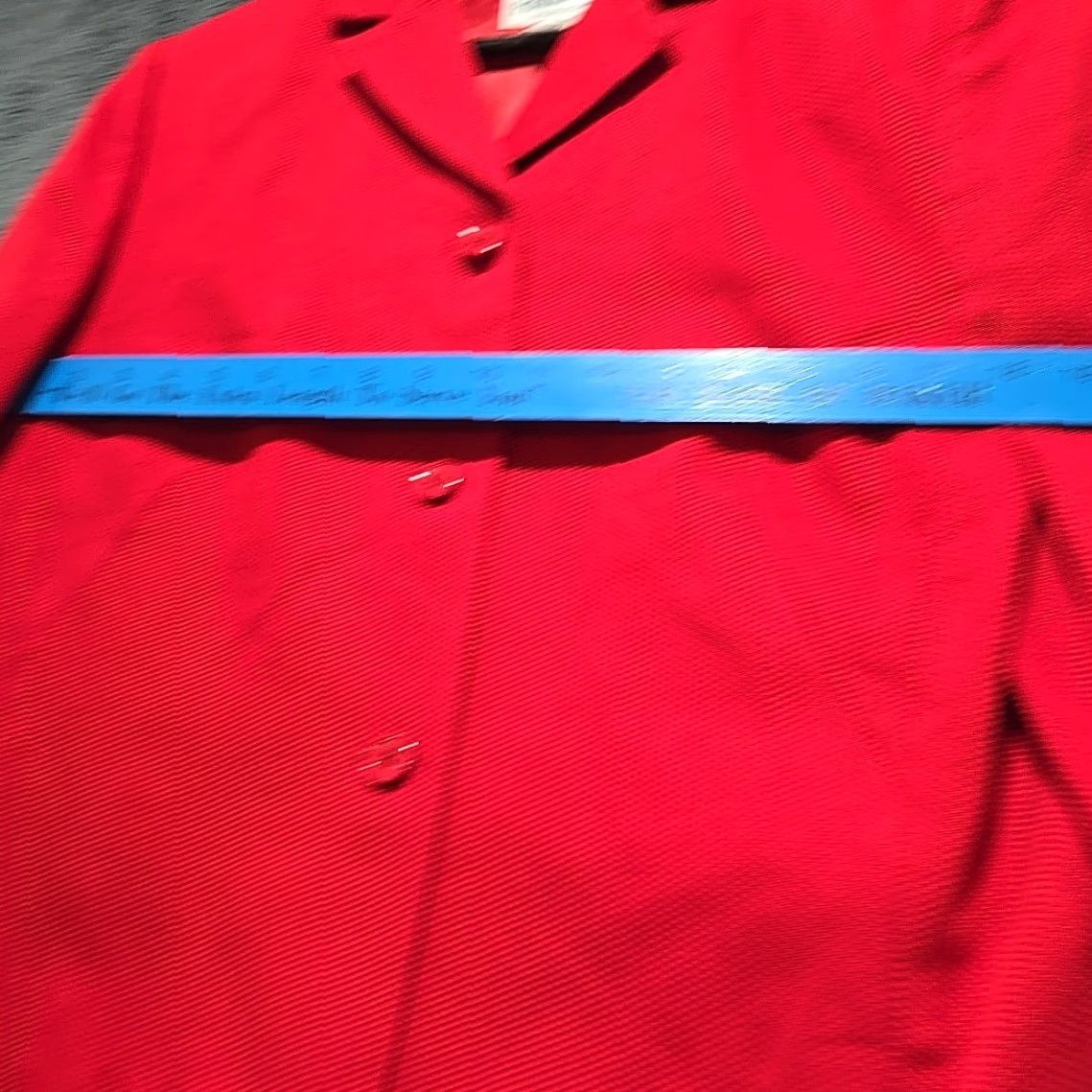 Pendleton VINTAGE Pendleton Jacket Size 14 Red Short Cropped Button Womens Size 36" / US 14 / IT 50 - 6 Thumbnail