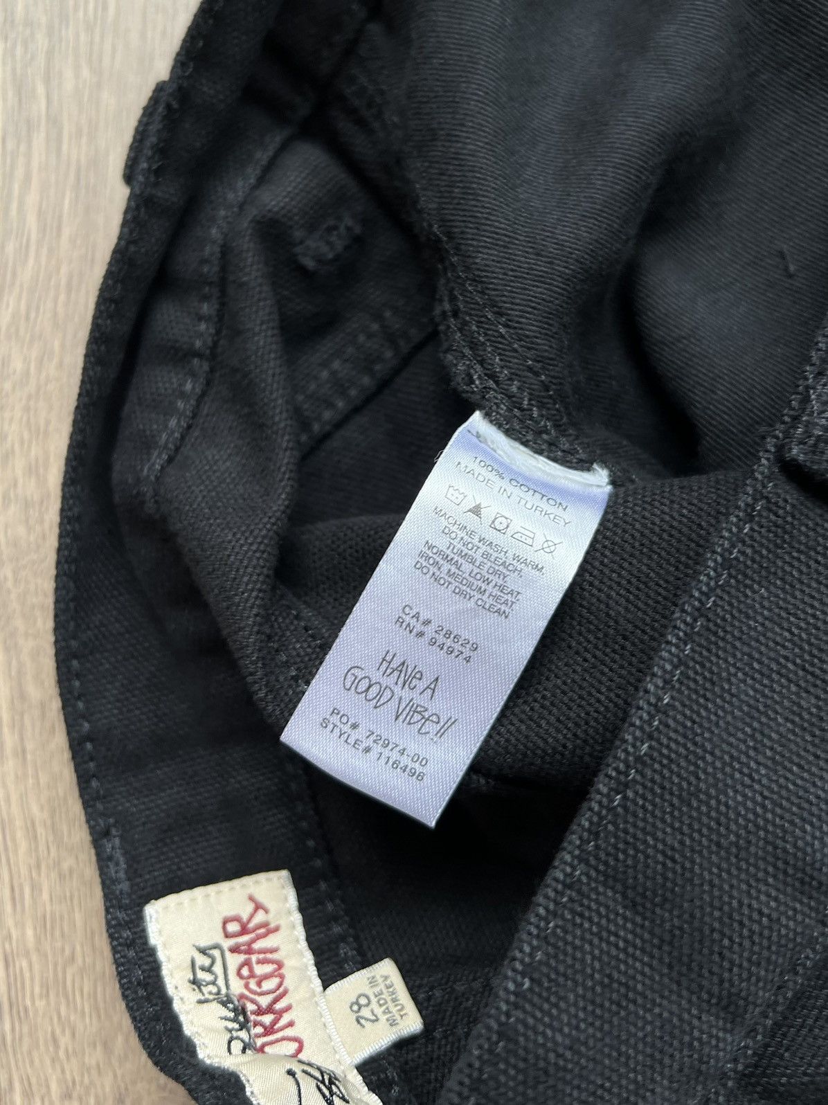Stussy Stussy Canvas Double Knee Work Pants “Black” 28 Size US 28 / EU 44 - 9 Thumbnail