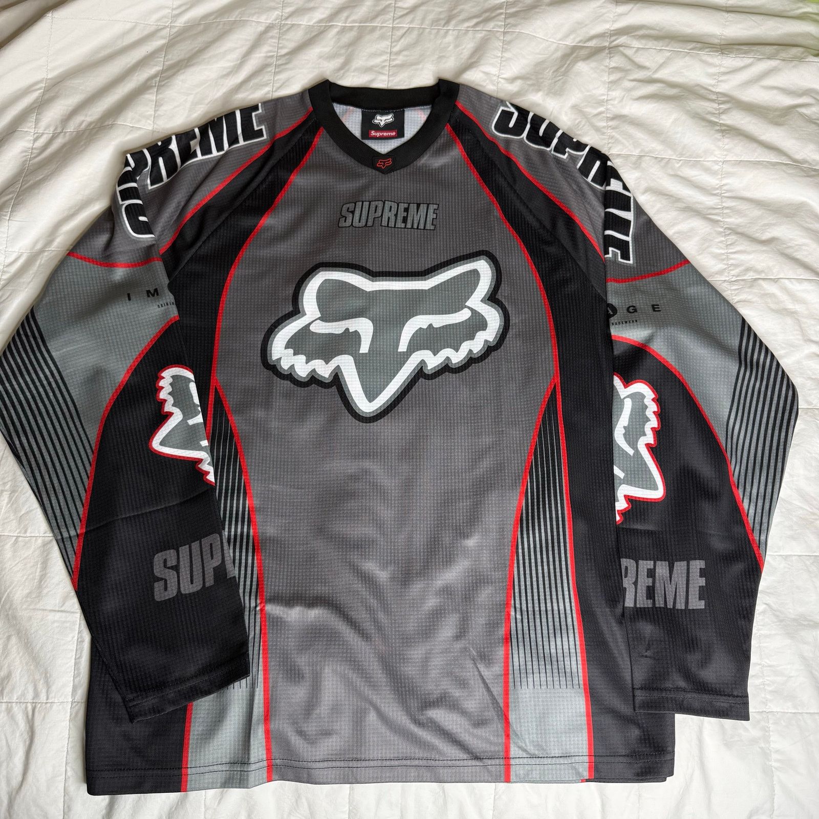 Supreme Supreme Fox Racing DMX Jersey Black Size Medium | Grailed