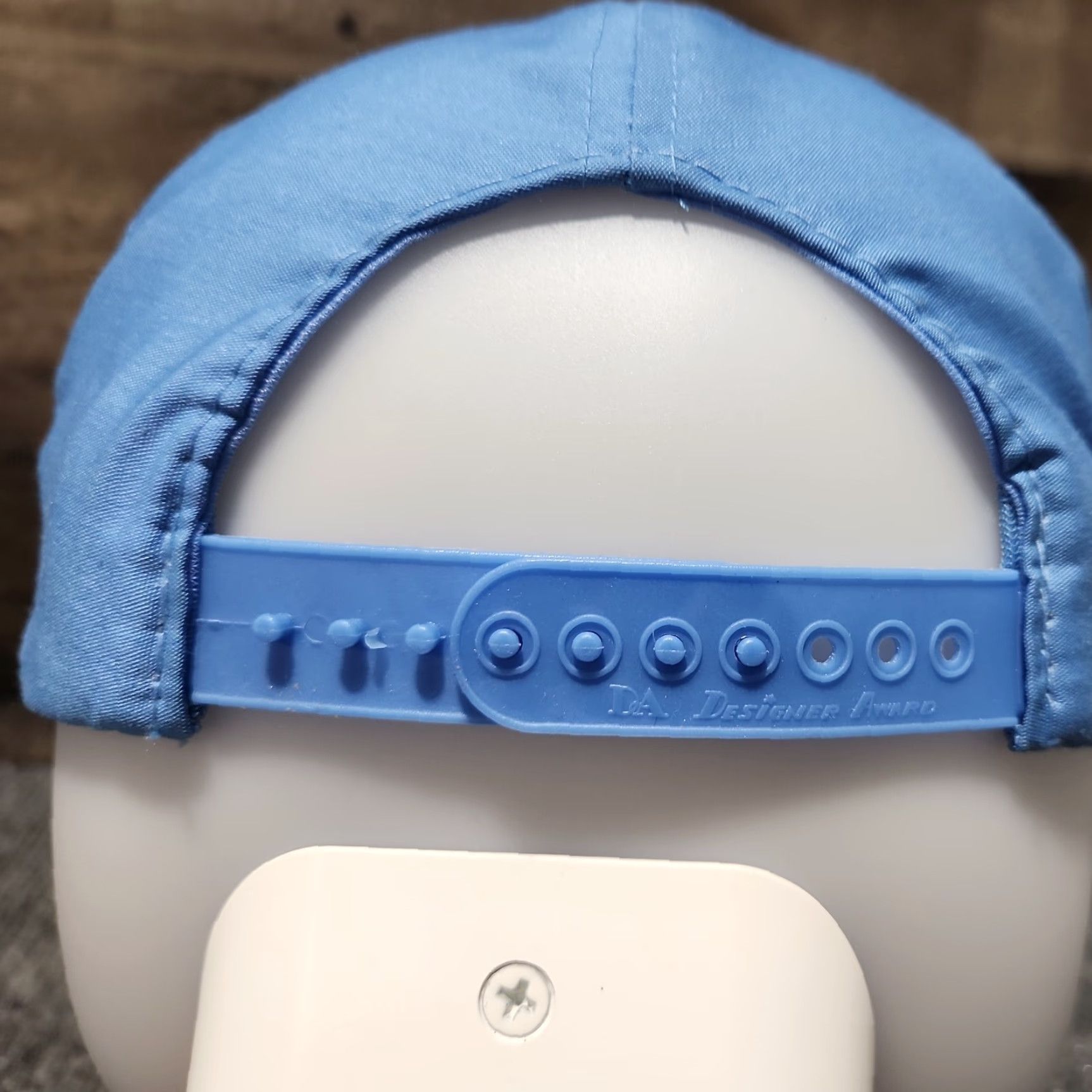 Vintage VINTAGE Home Hat Snapback Powder Blue Rope Bill Brim Adjustable Unisex Adults Blue Baseball Cap Size ONE SIZE - 6 Thumbnail