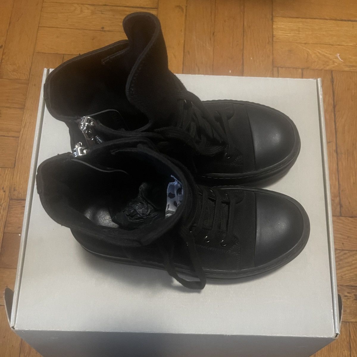●KING SOLOMON'S D.R.E.A.D. Salomon X-ALP Mid Distressed Leather GTX 'Dark Earth Black