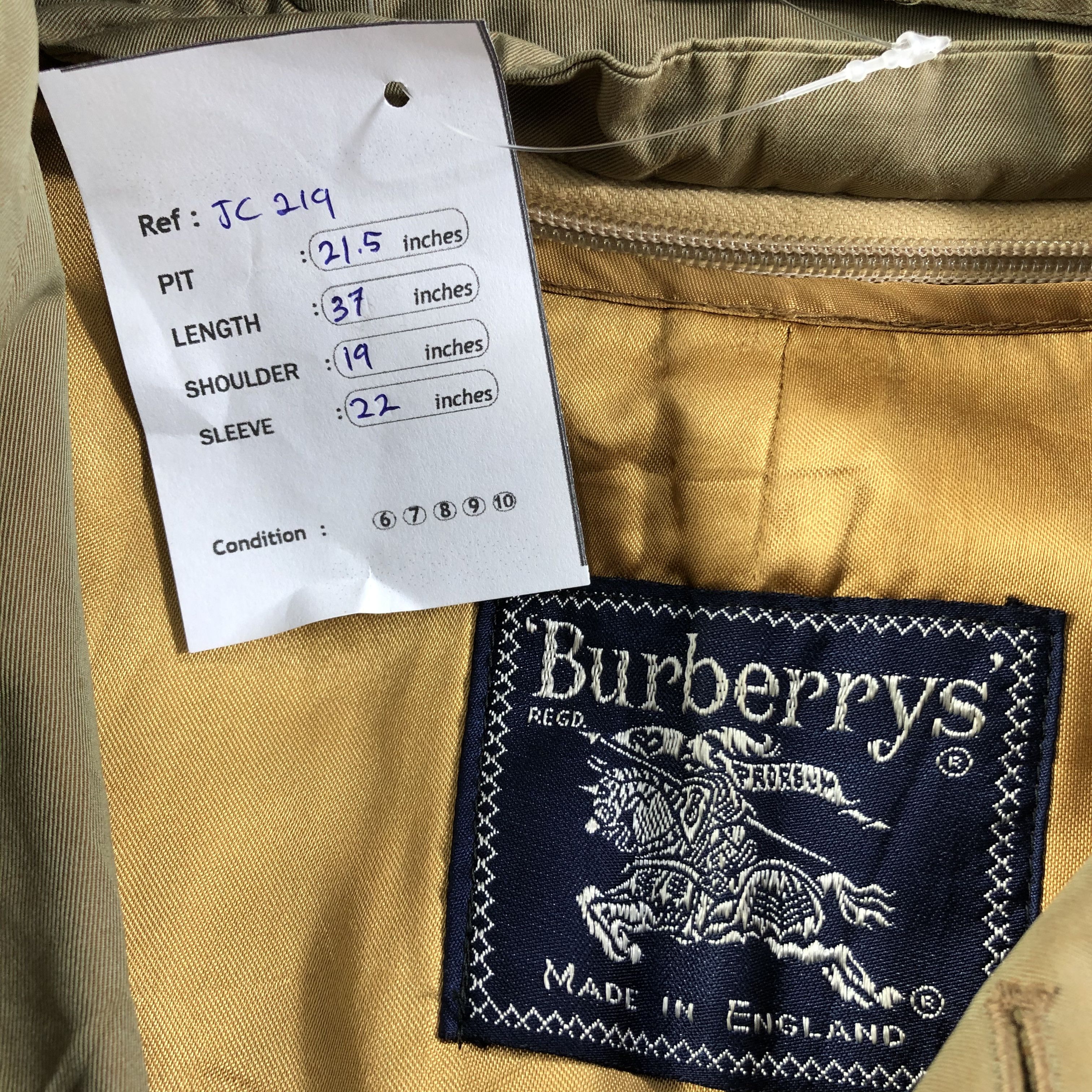 Burberry Vintage Burberry Nova Check Trench Coat -JC219 Size US M / EU 48-50 / 2 - 11 Thumbnail
