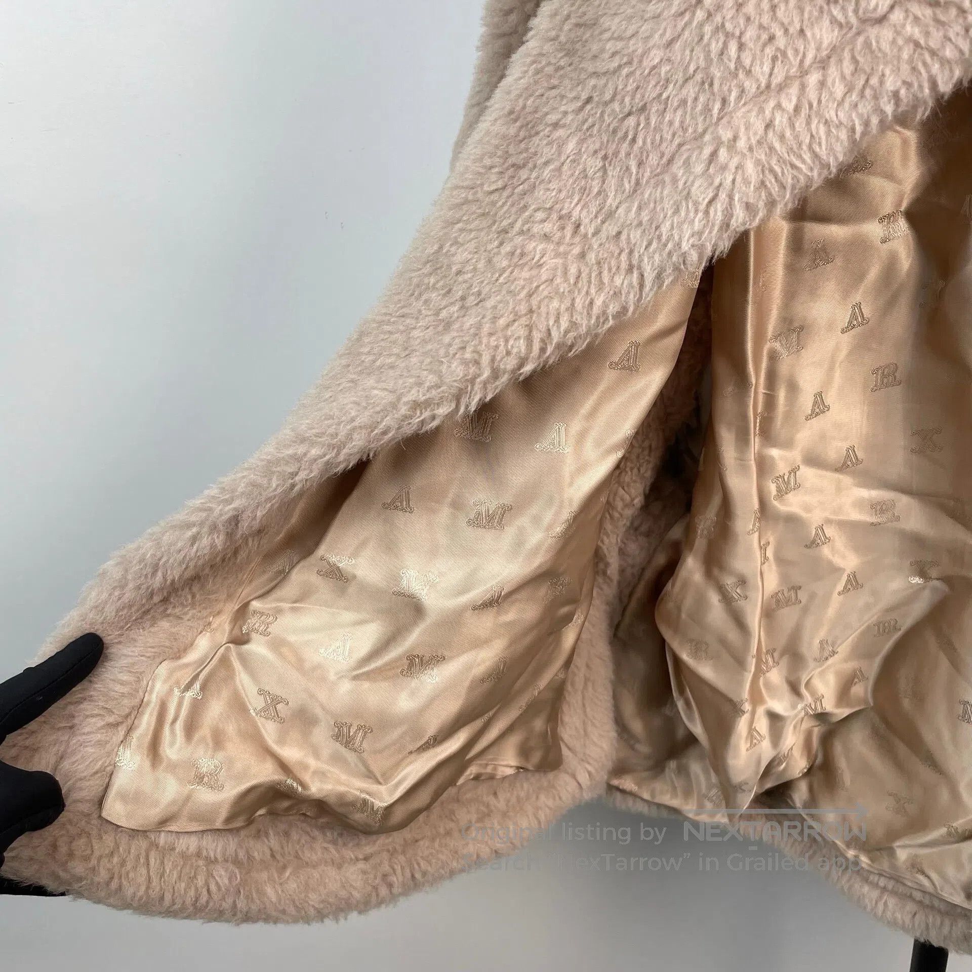 Max Mara Max Mara Beige alpaca teddy bear cloak coat| Size M / US 6-8 / IT 42-44 - 5 Thumbnail