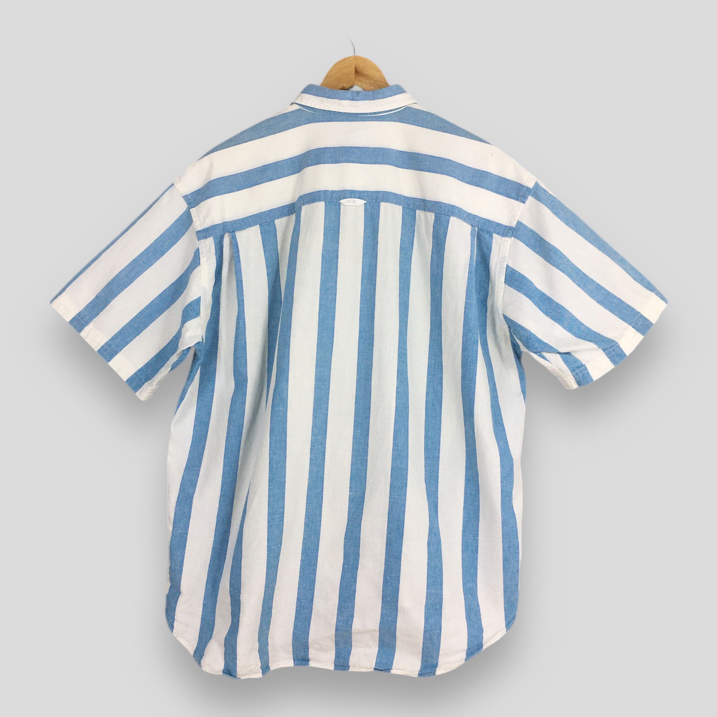 Vintage Vintage London Fog Stripes Flannel Denim Shirt Large Size US L / EU 52-54 / 3 - 6 Thumbnail