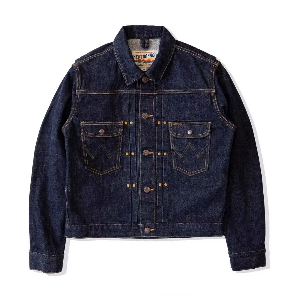 PPFM Red tornado 24mj 1960's denim jacket Size US M / EU 48-50 / 2 - 4 Thumbnail