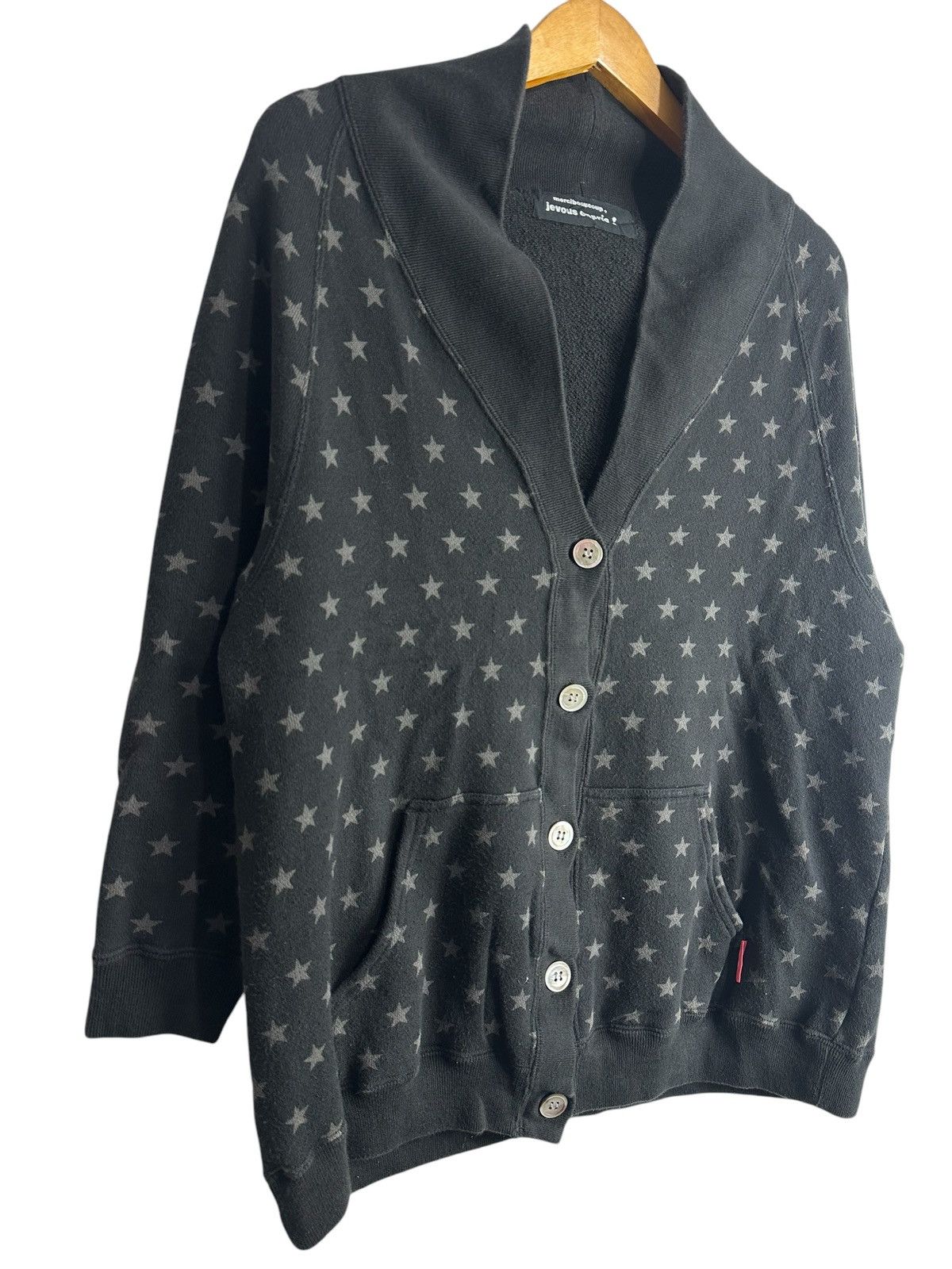 Issey Miyake MERCIBEAUCOUP JEVOUS ENPRIE STARS CARDIGAN Size US M / EU 48-50 / 2 - 3 Thumbnail