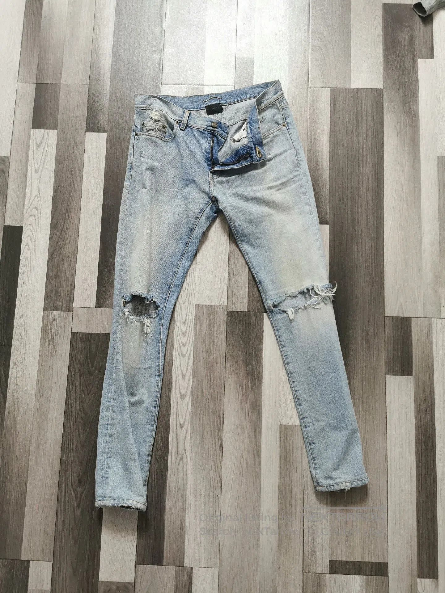 Saint Laurent Paris Saint Laurent Classic Light Blue Jeans. Size US 31 - 1 Thumbnail