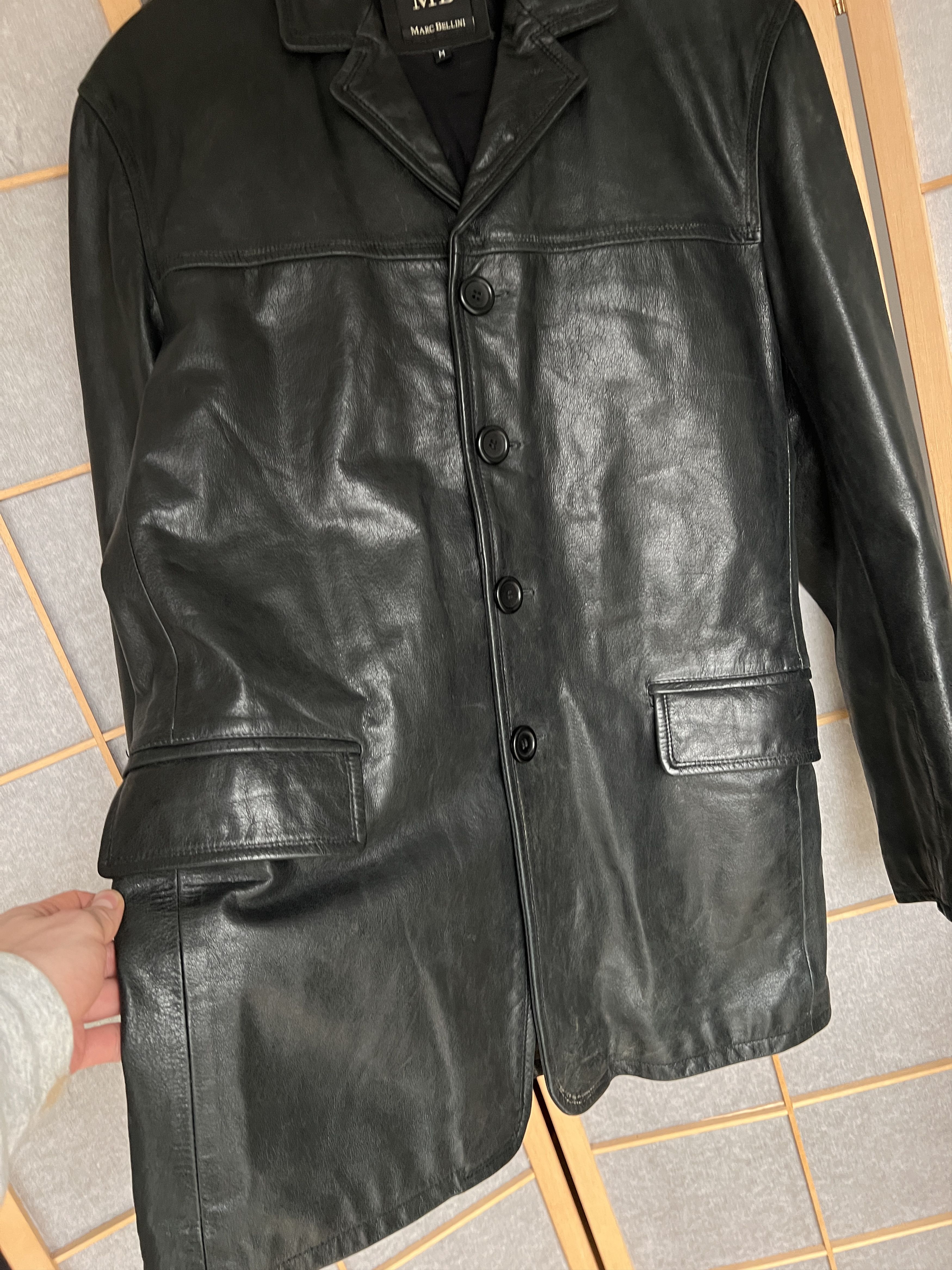 If Six Was Nine VTG 90s soft leather jacket coat opium japanese baggy boxy Size US M / EU 48-50 / 2 - 6 Thumbnail